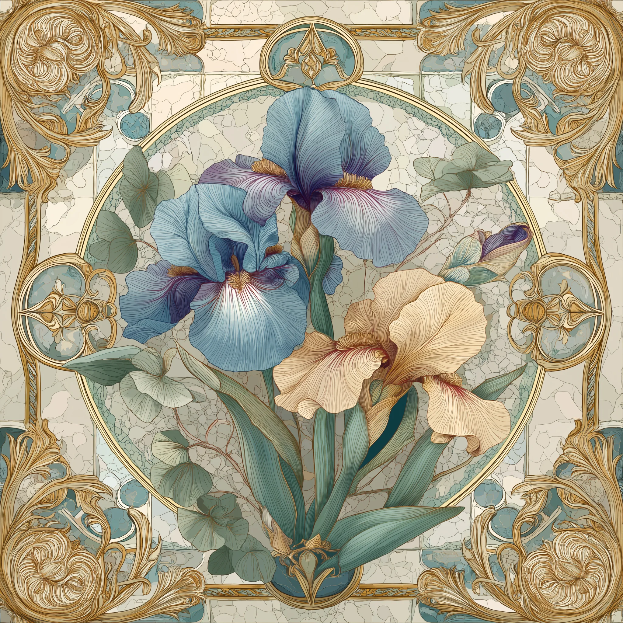 Celeste Vague İpek Fular | Pure Paris