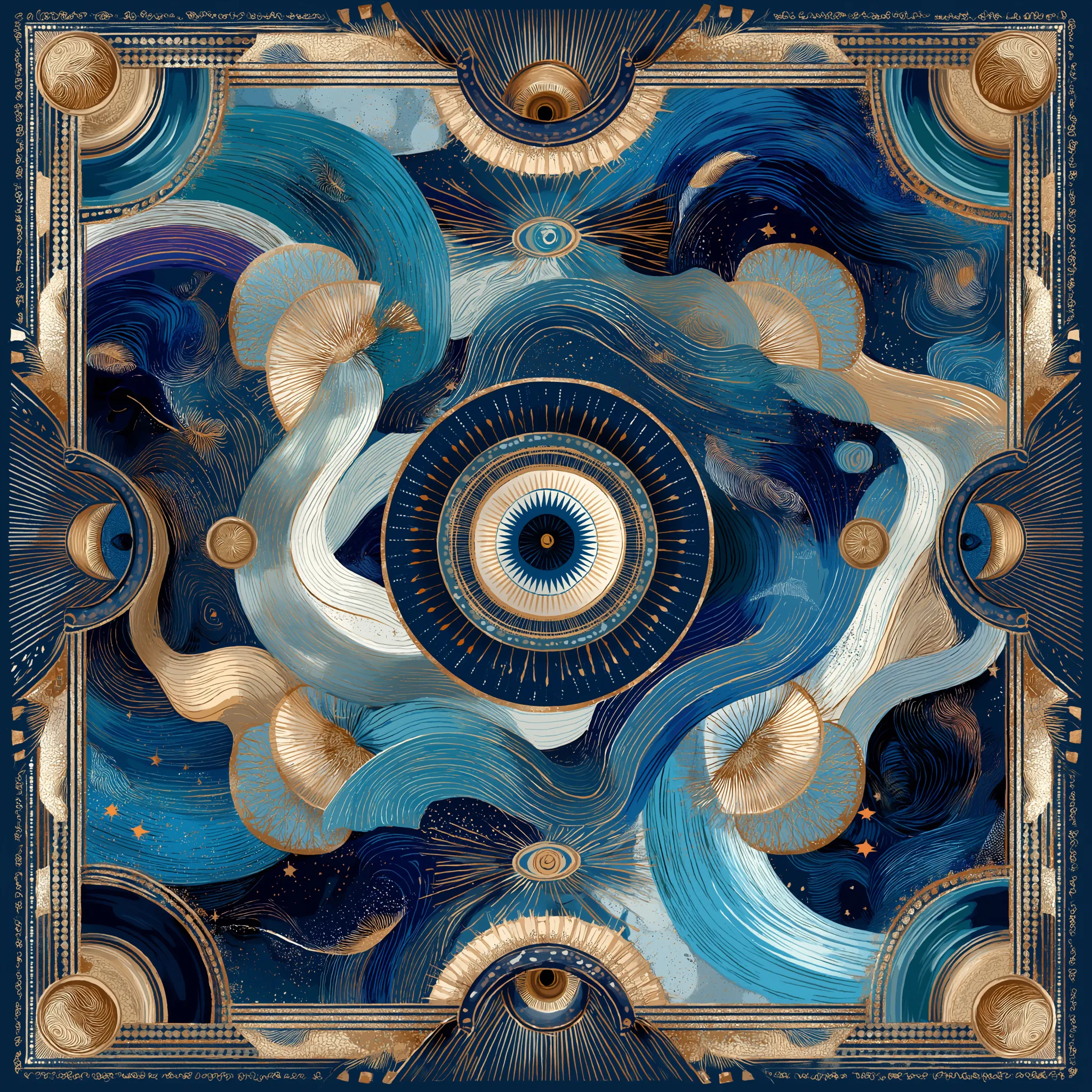 Noctis Aurea İpek Fular