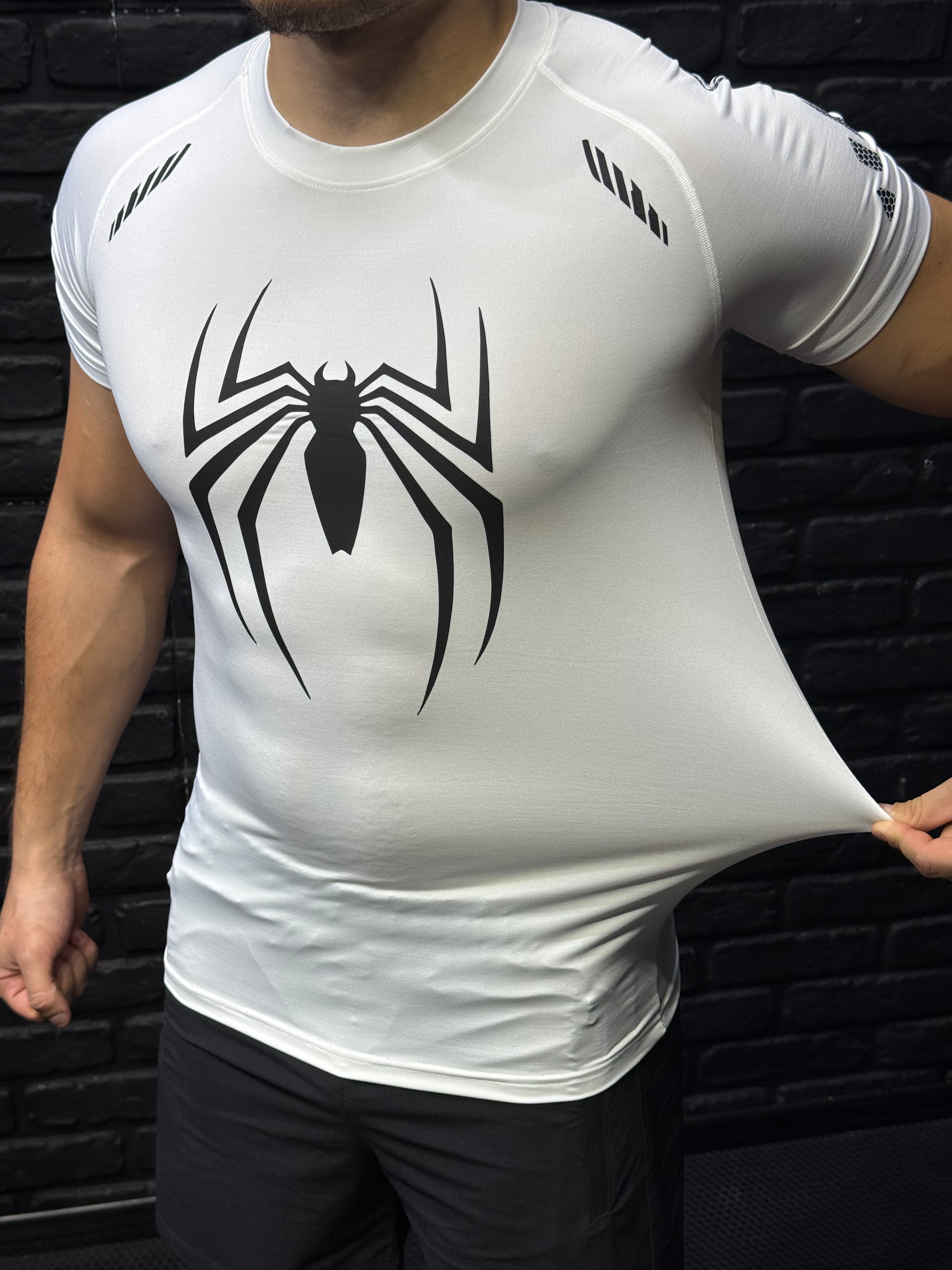 Spider Pro Compression T-Shirt - Beyaz