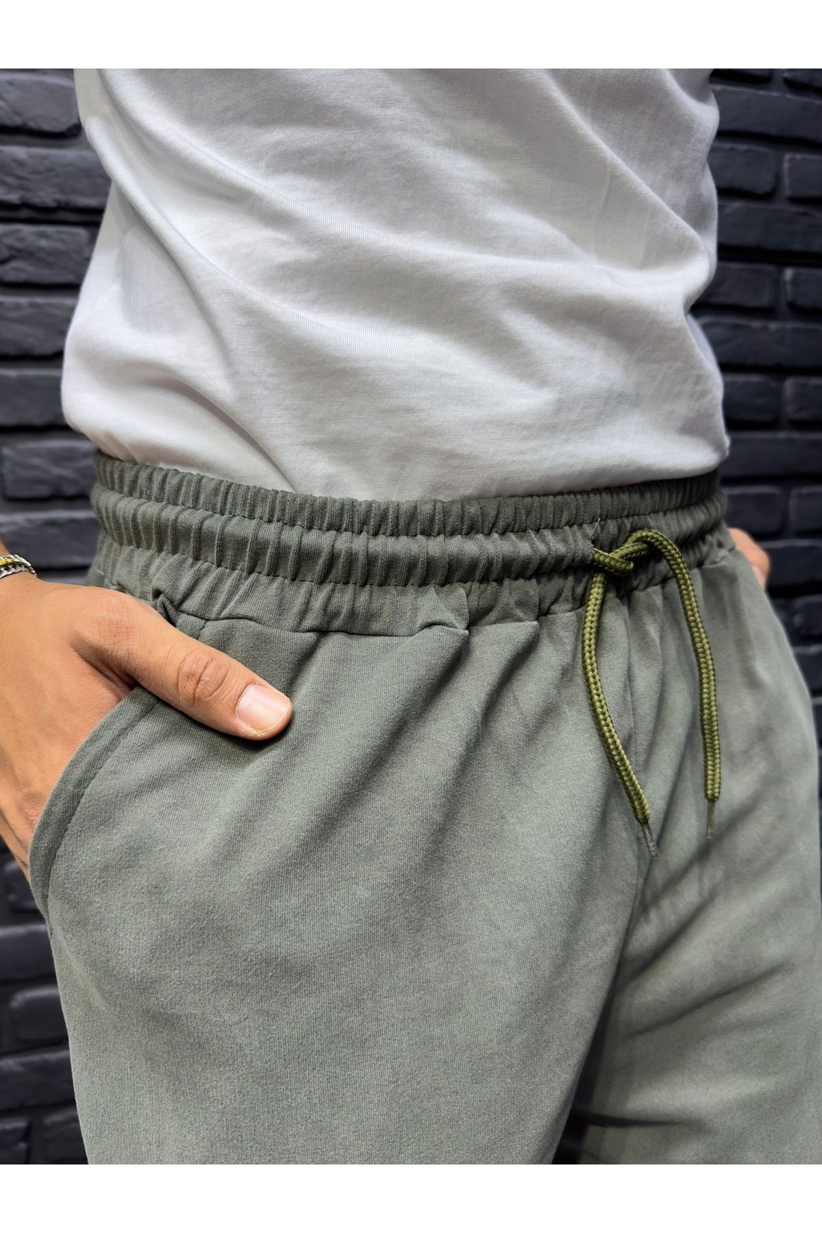 Erkek Jogger Eşofman Altı Rahat Spor Eşofman Altı %100 Pamuk