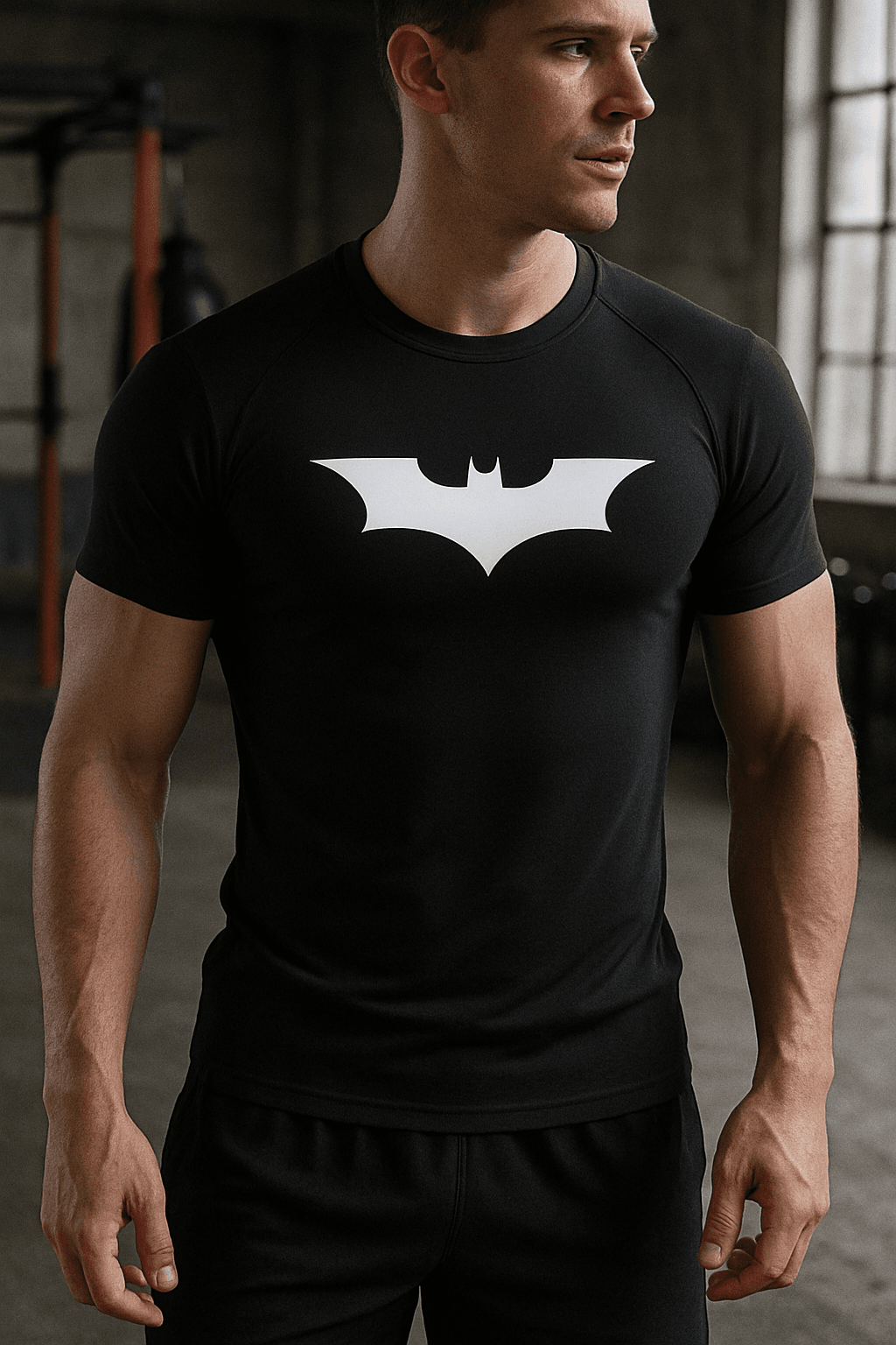 Batman Compression T-Shirt - Siyah