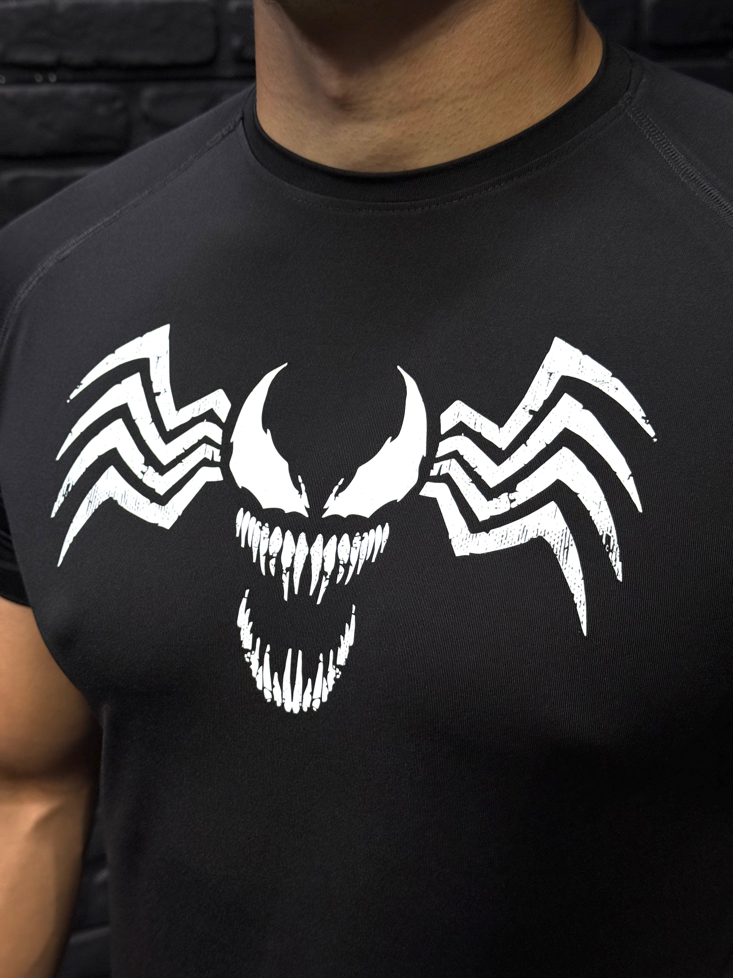 Venom Siyah Compression T-Shirt
