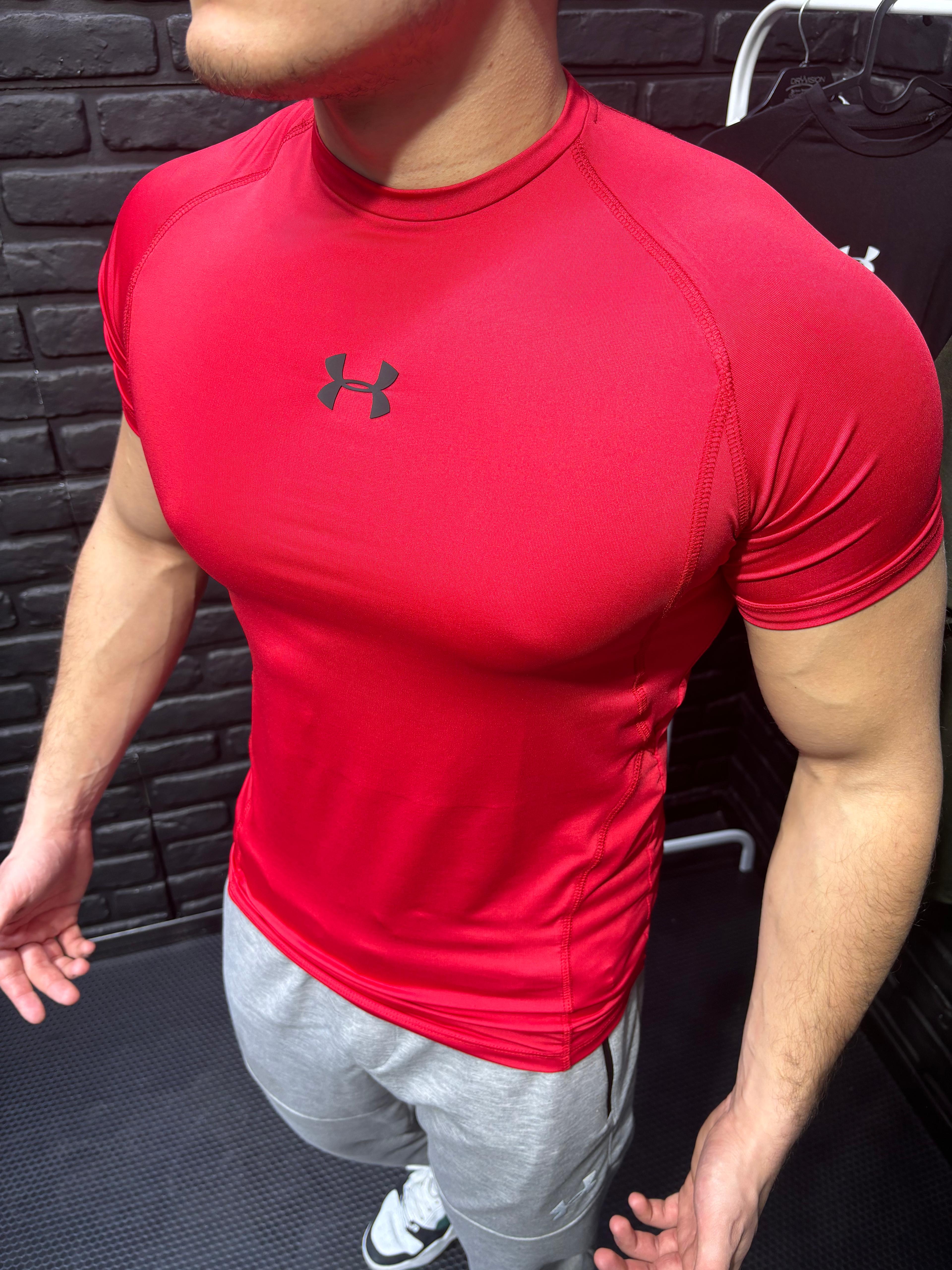 Under Armour Compression T-Shirt - Kırmızı