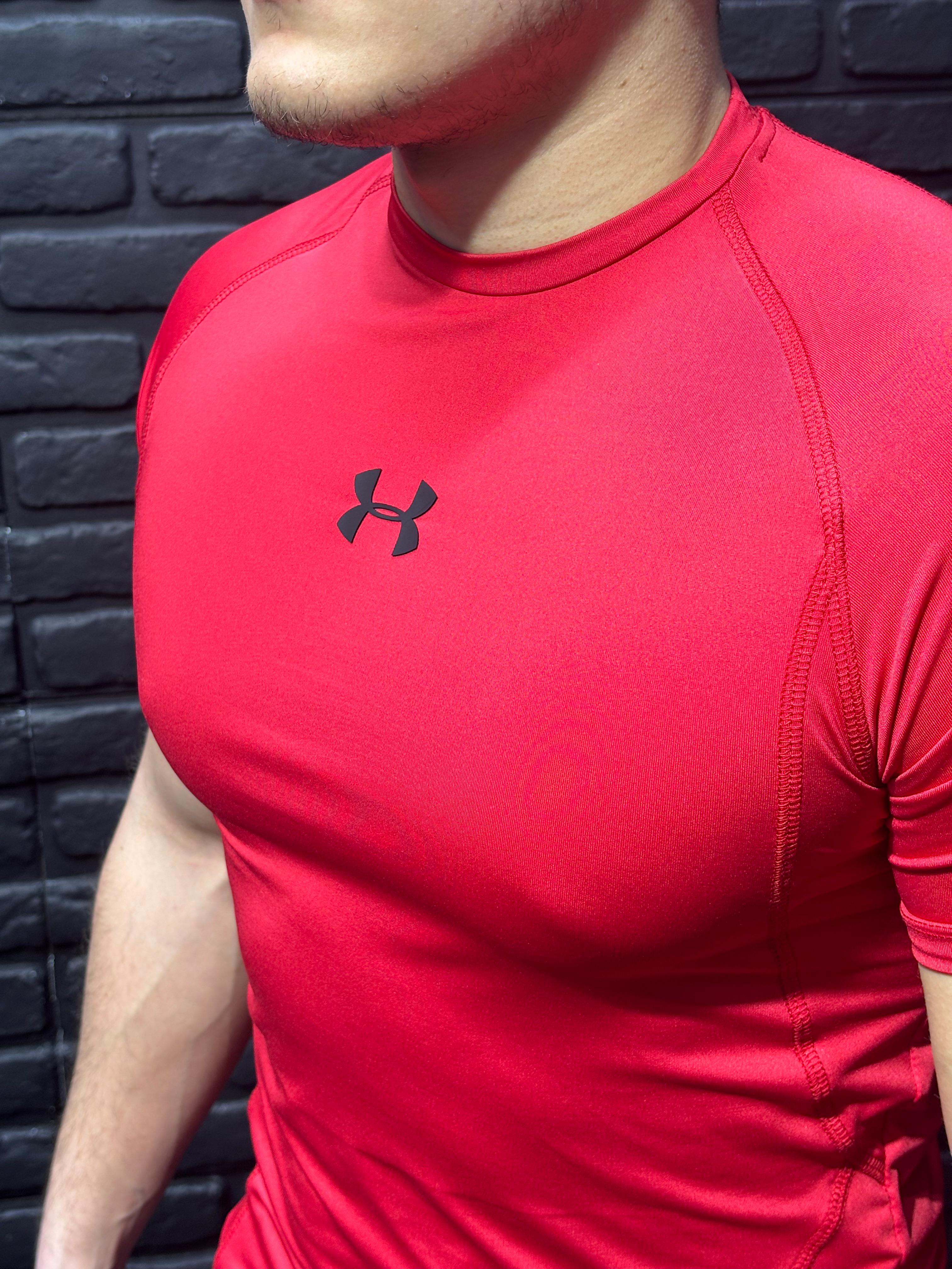 Under Armour Compression T-Shirt - Kırmızı