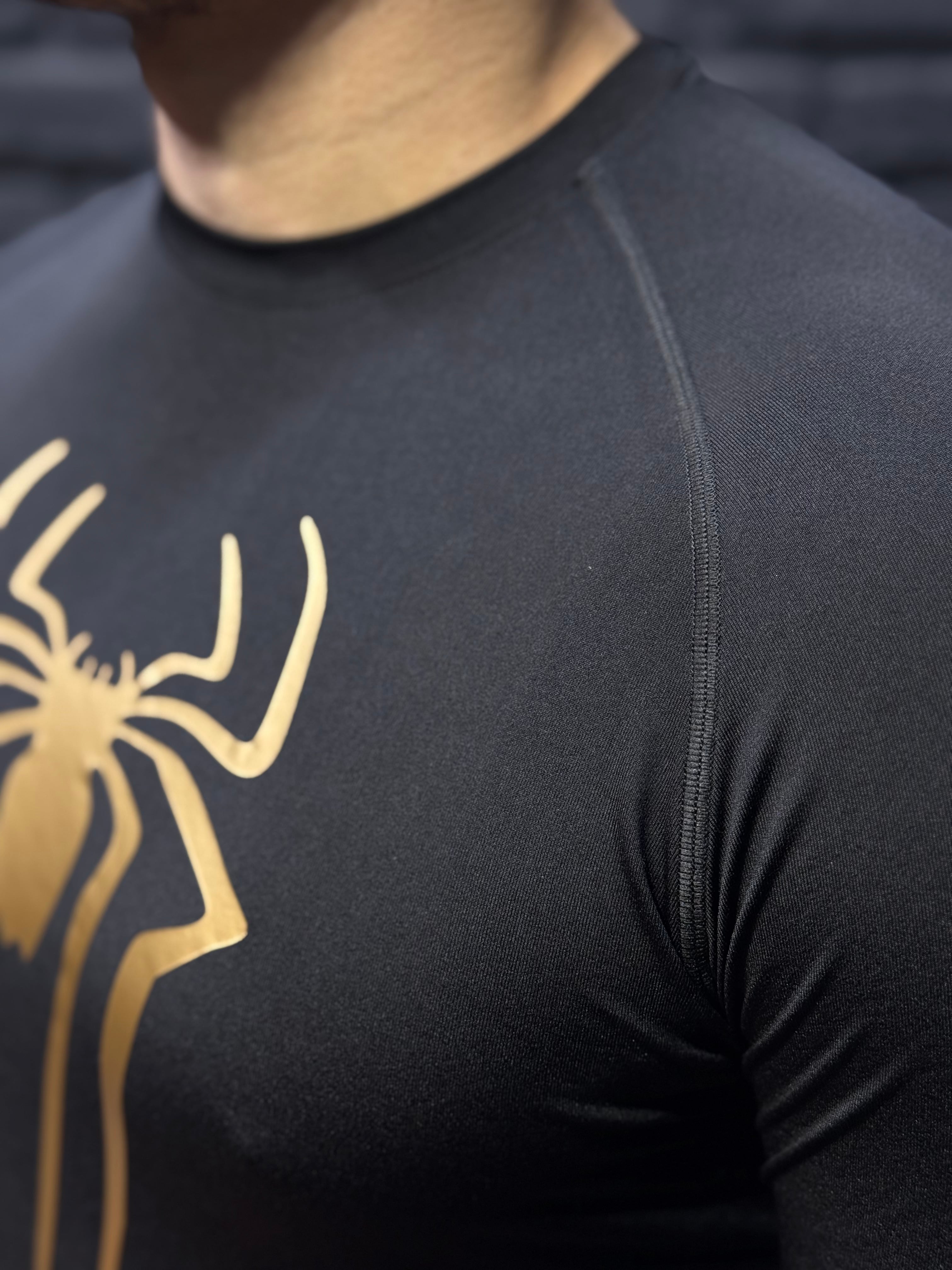 Spider Compression Body - Siyah - Gold