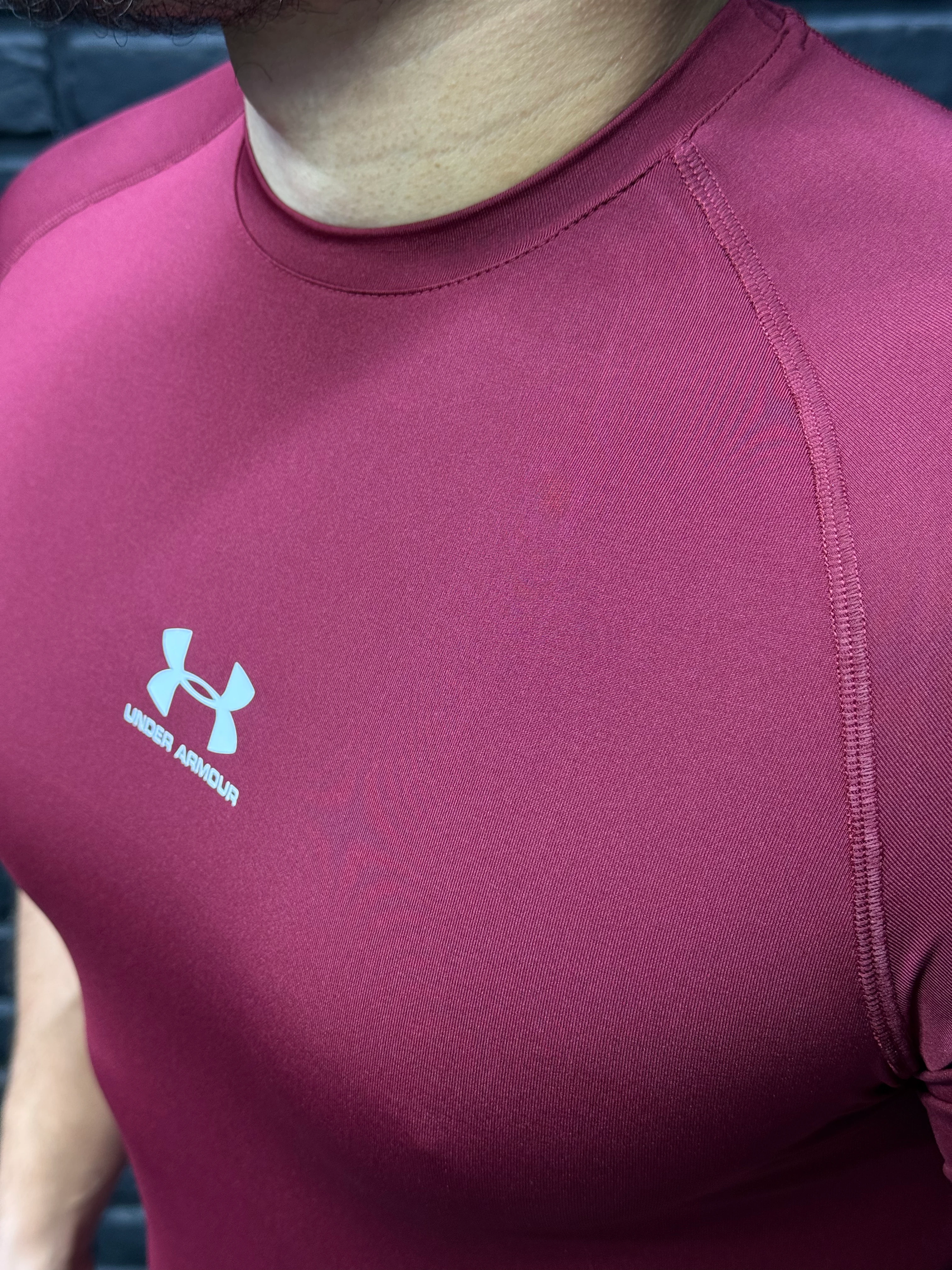 Under Armour Compression T-Shirt - Bordo