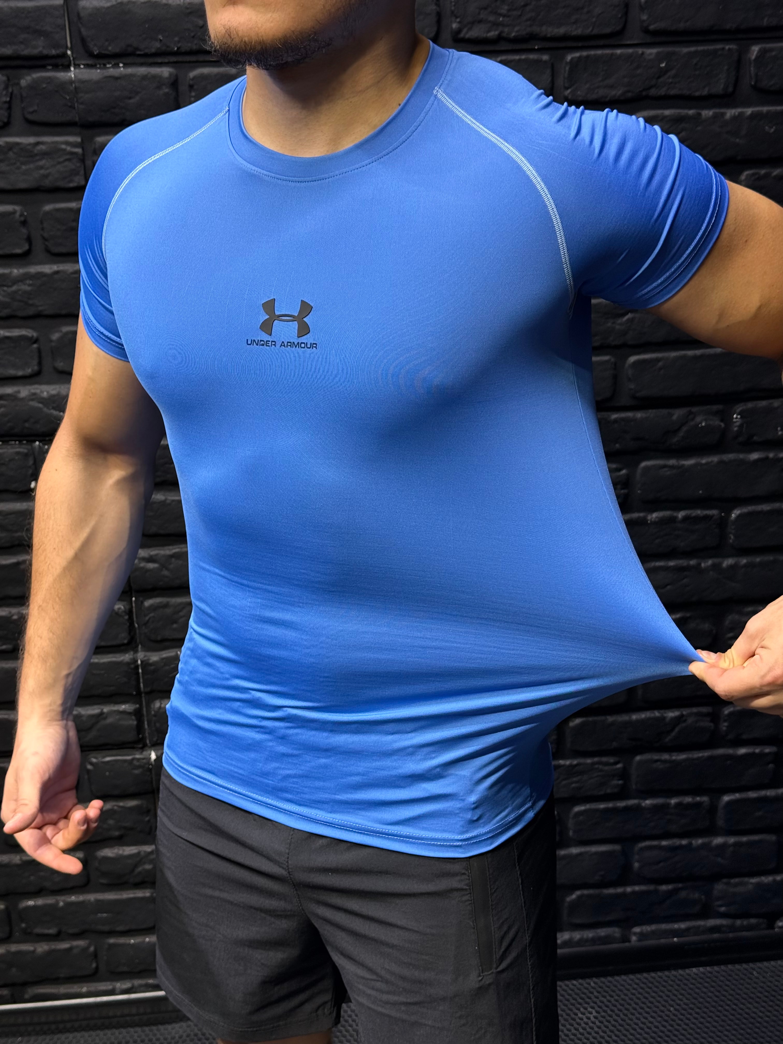 Under Armour Compression T-Shirt - Mavi