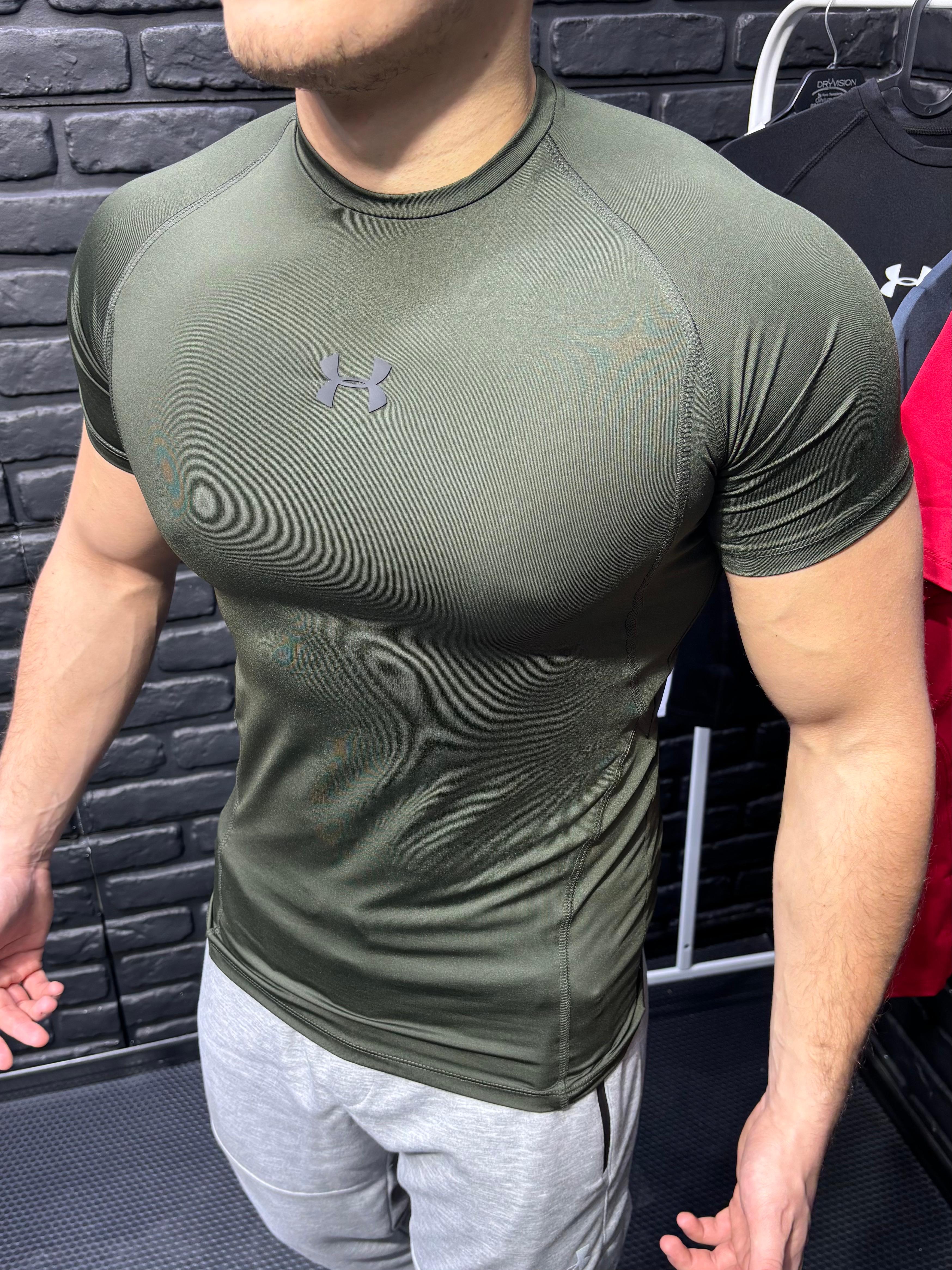 Under Armour Compression T-Shirt - Haki