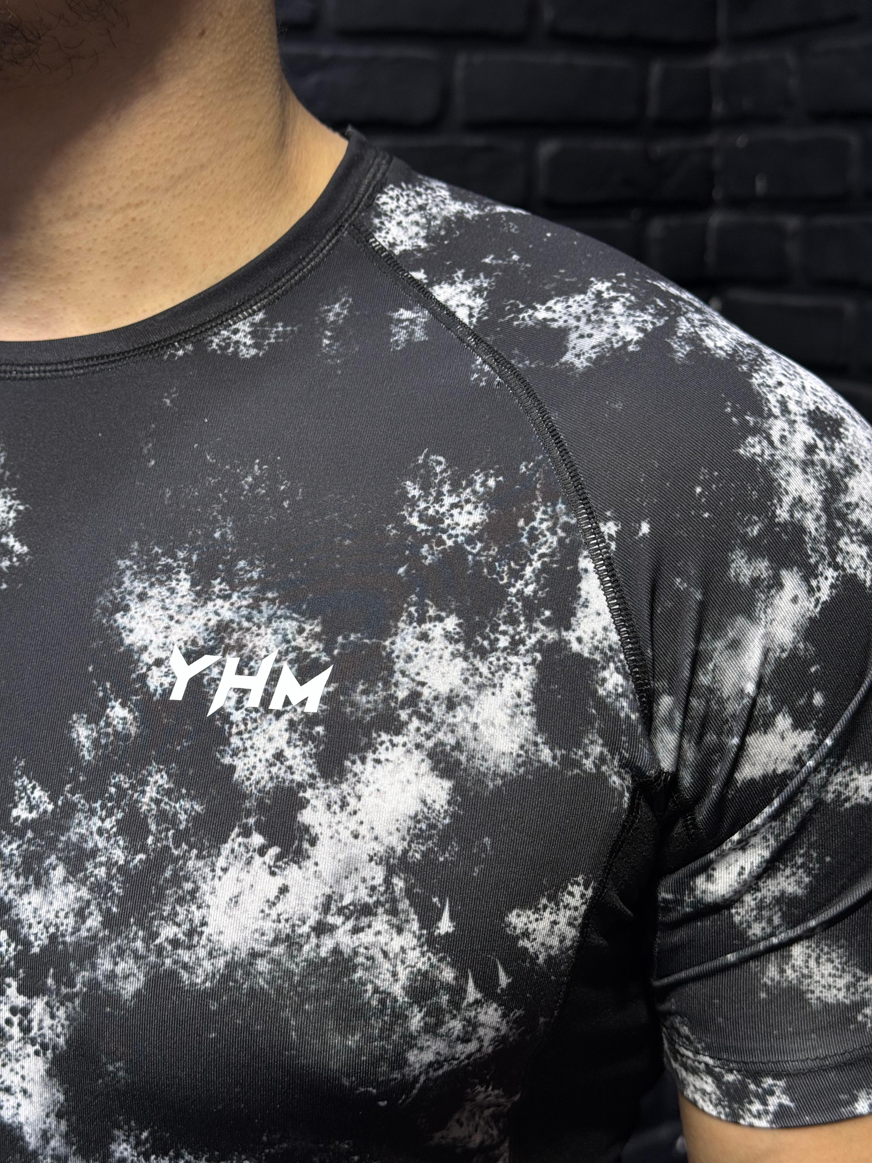 YHM BreezyMax Premium Compression T-Shirt - Shadow Cloud
