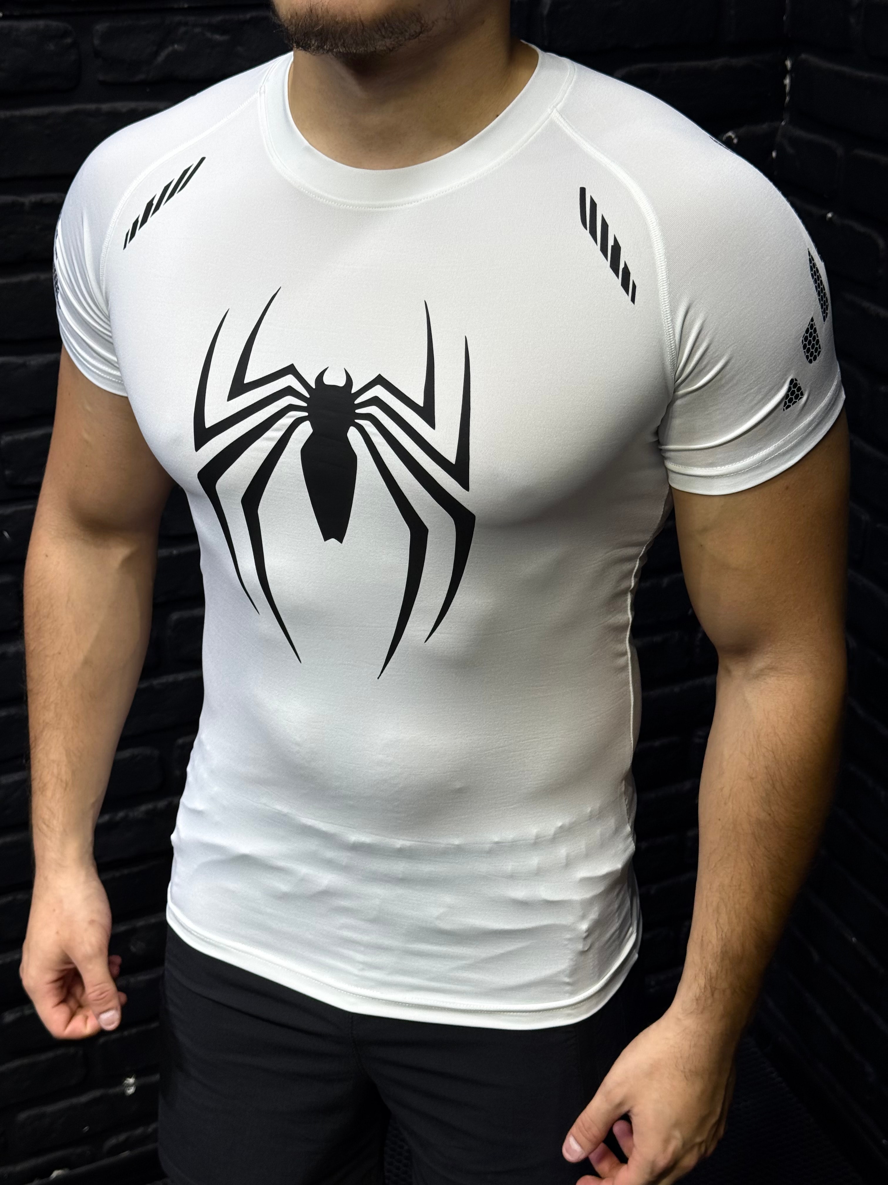 Spider Pro Compression T-Shirt - Beyaz