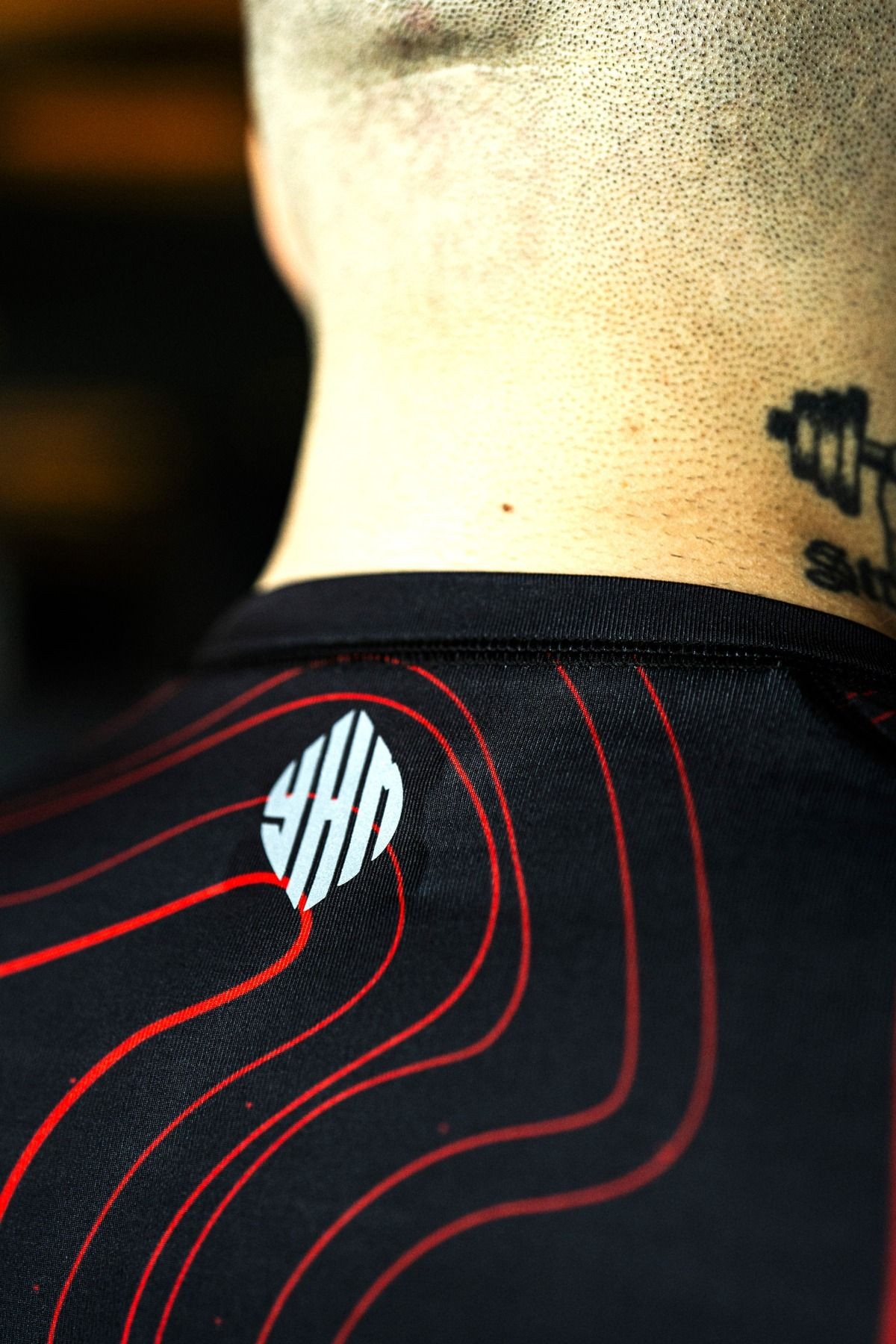 BreezyMax Red Wavy Compression Tshirt