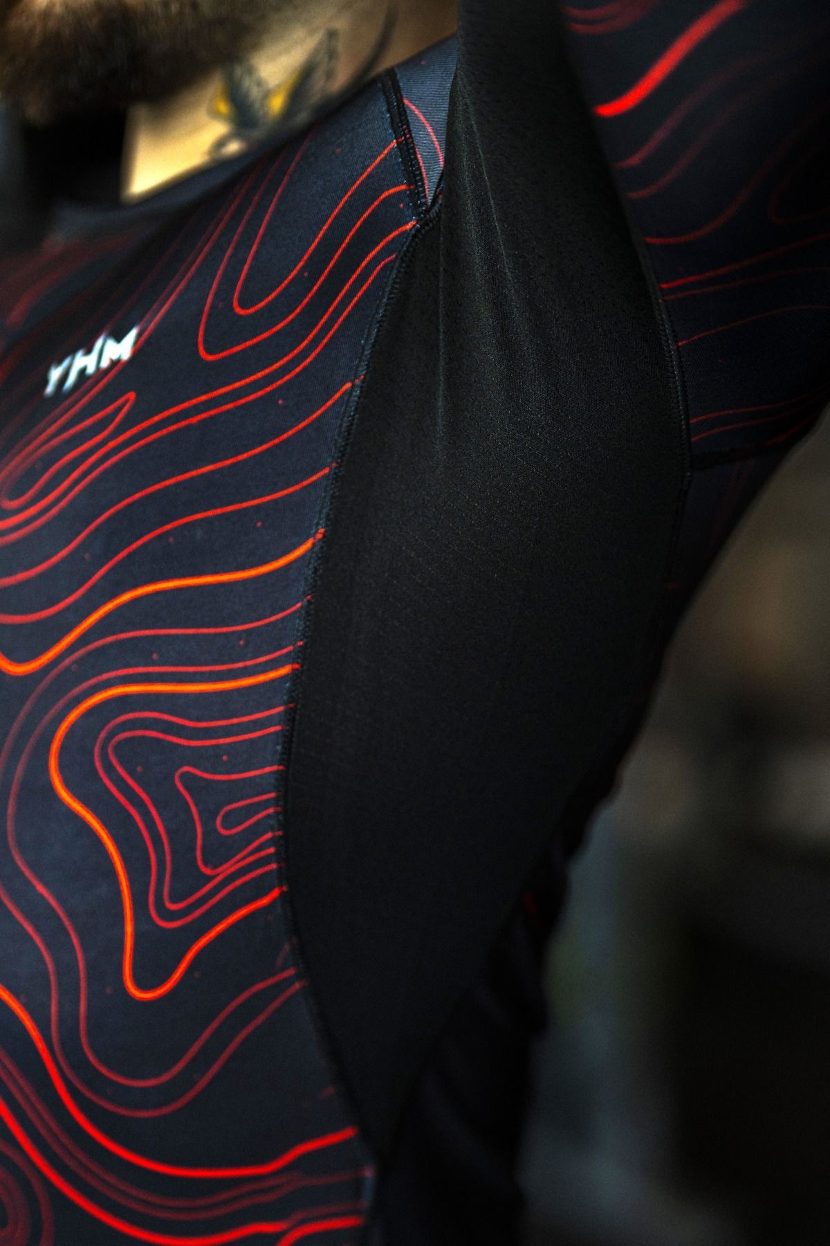 BreezyMax Red Wavy Compression Tshirt
