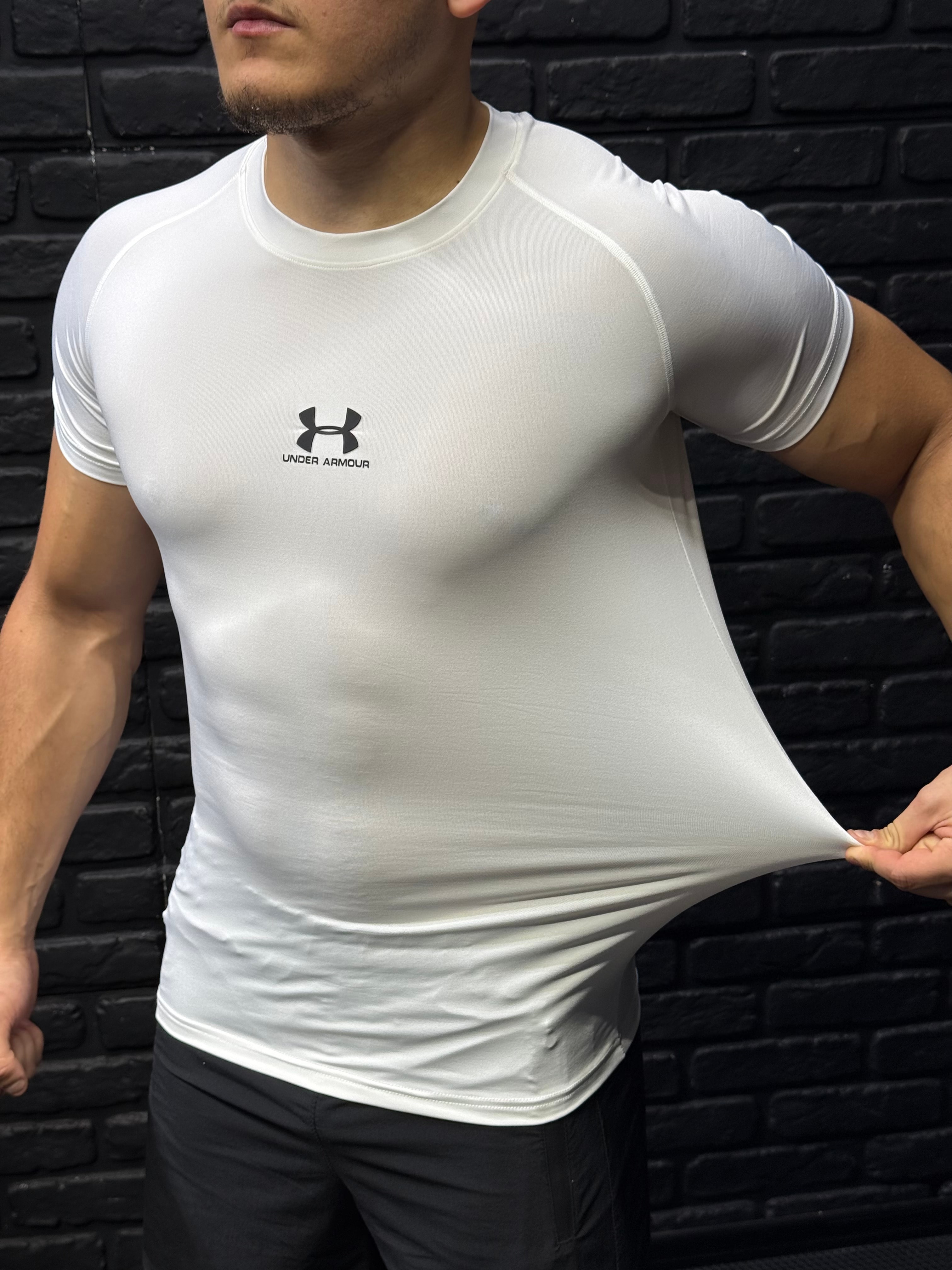 Under Armour Compression T-Shirt - Beyaz