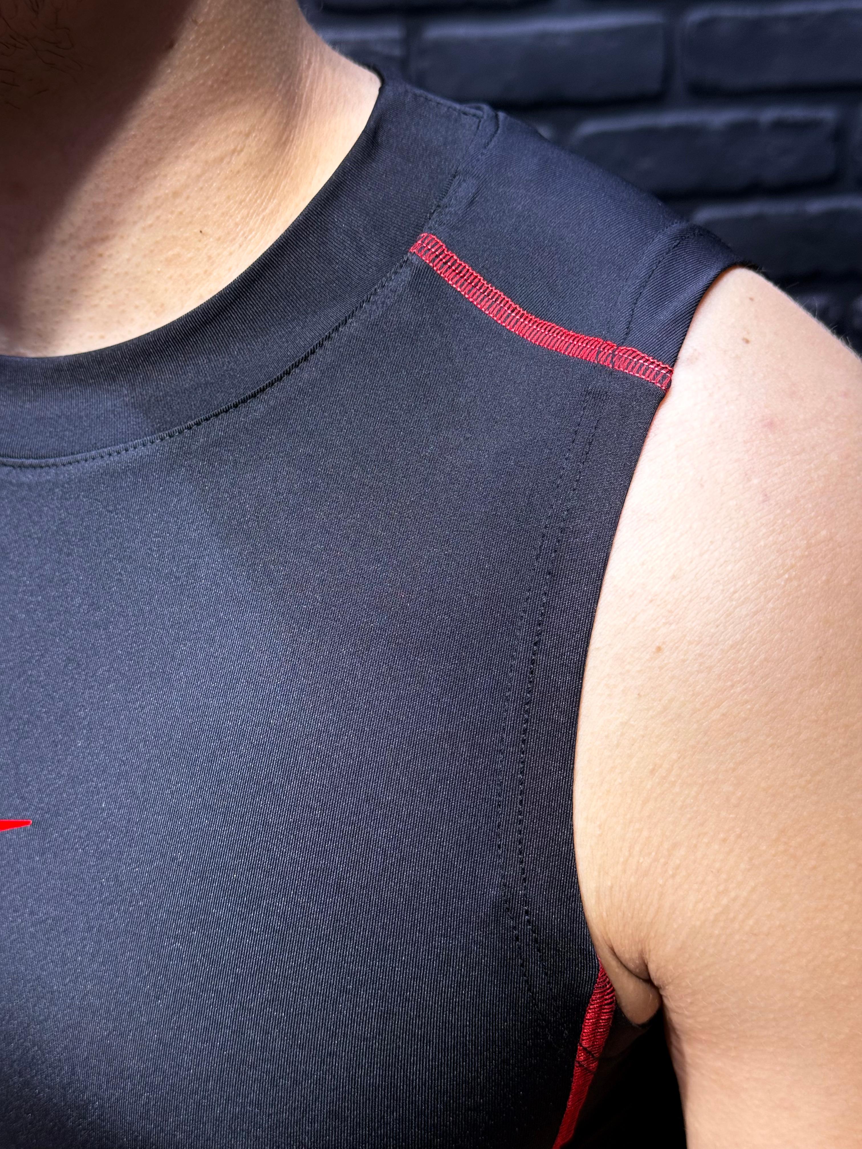Nike Compression Atlet - Siyah - Kırmızı