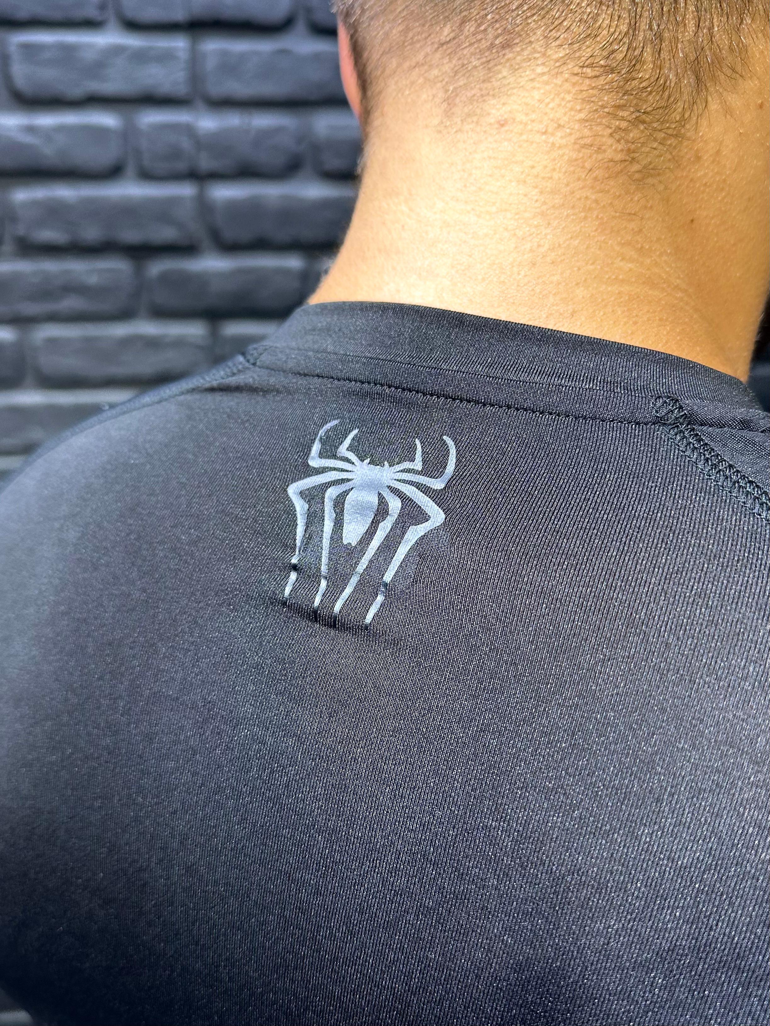 Spider Compression T-Shirt - BLACK&BLACK
