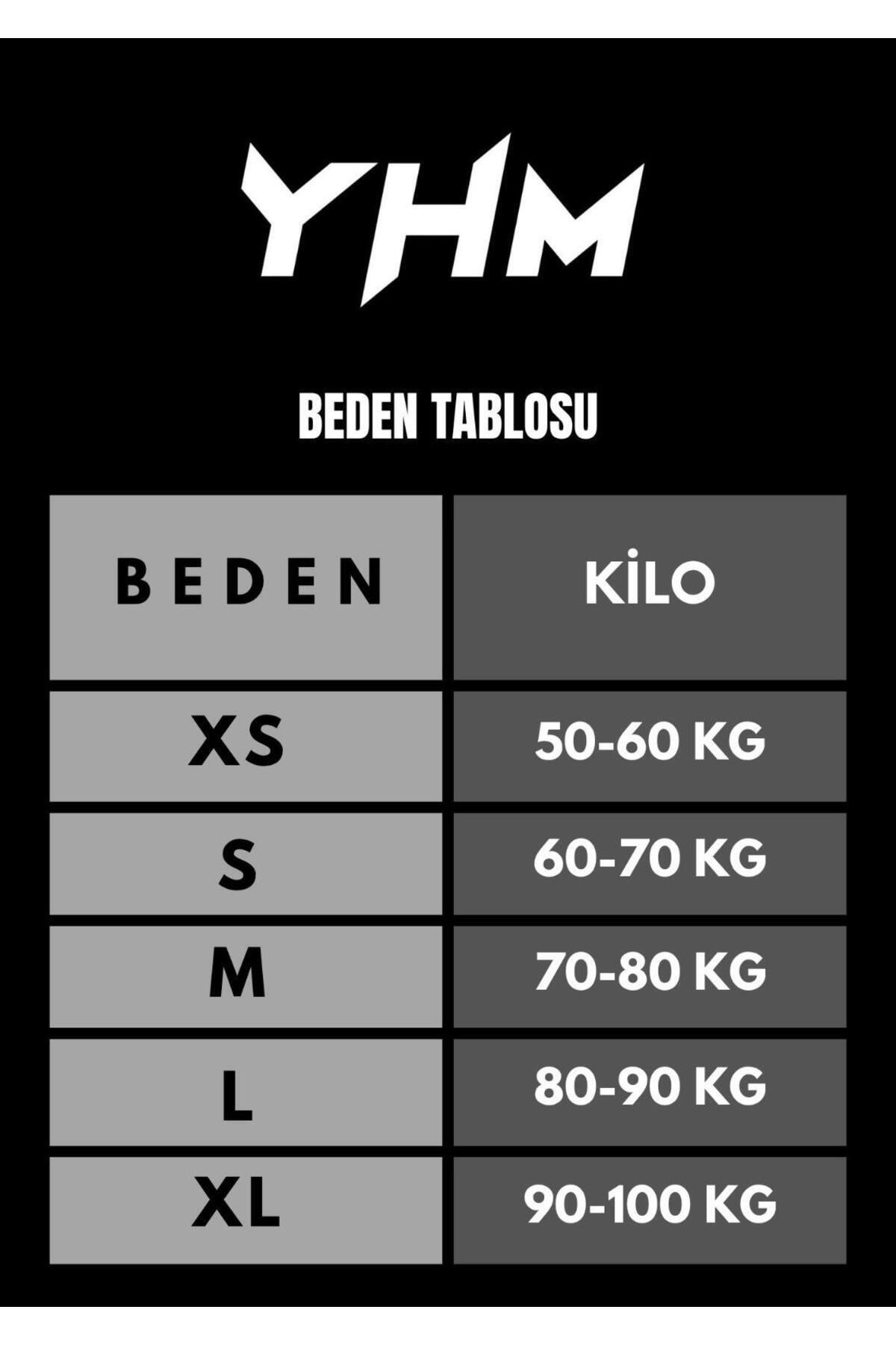 Siyah Slim Fit Compression Gym Sporcu Tişört
