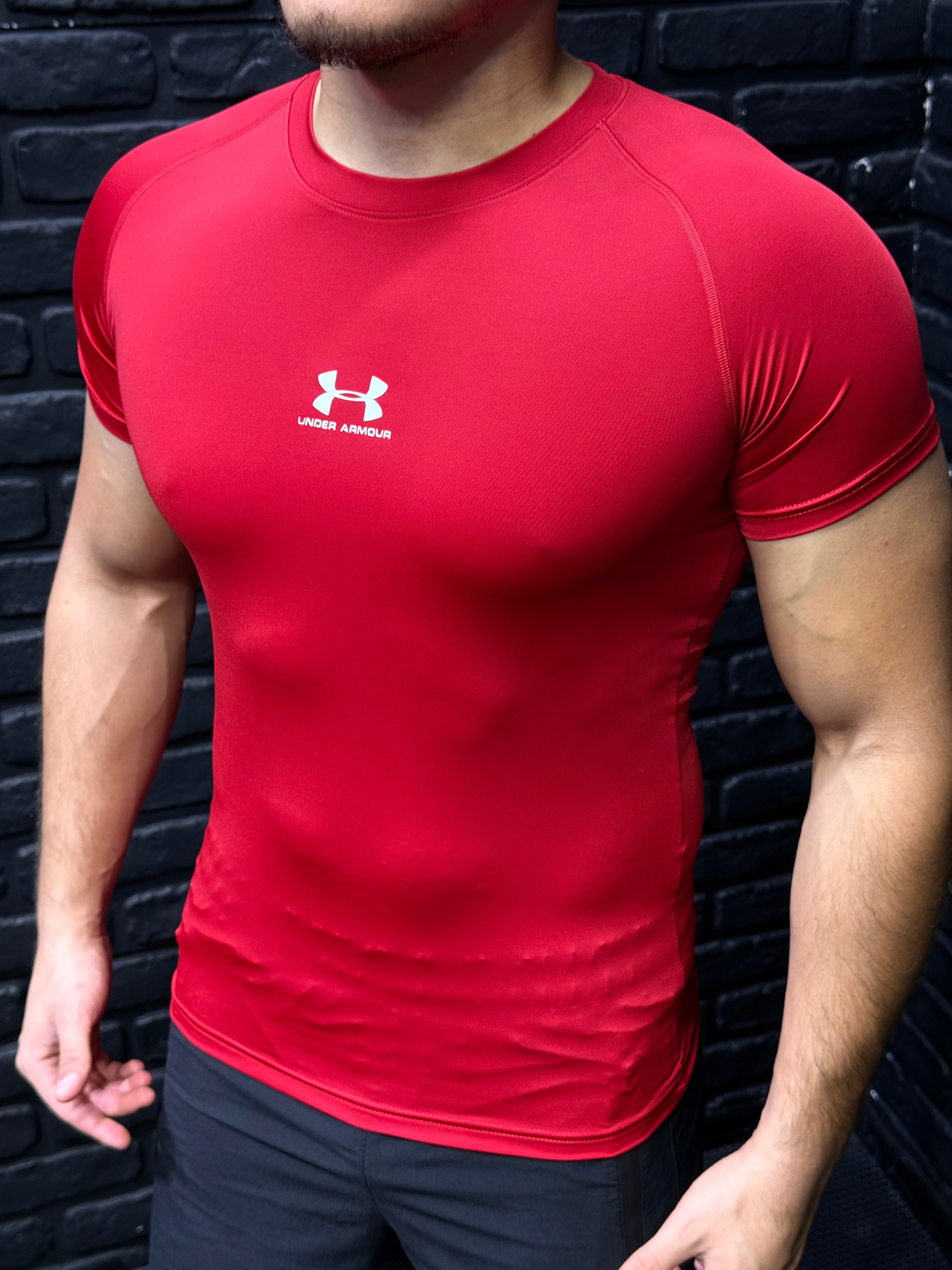 Under Armour Compression T-Shirt - Kırmızı
