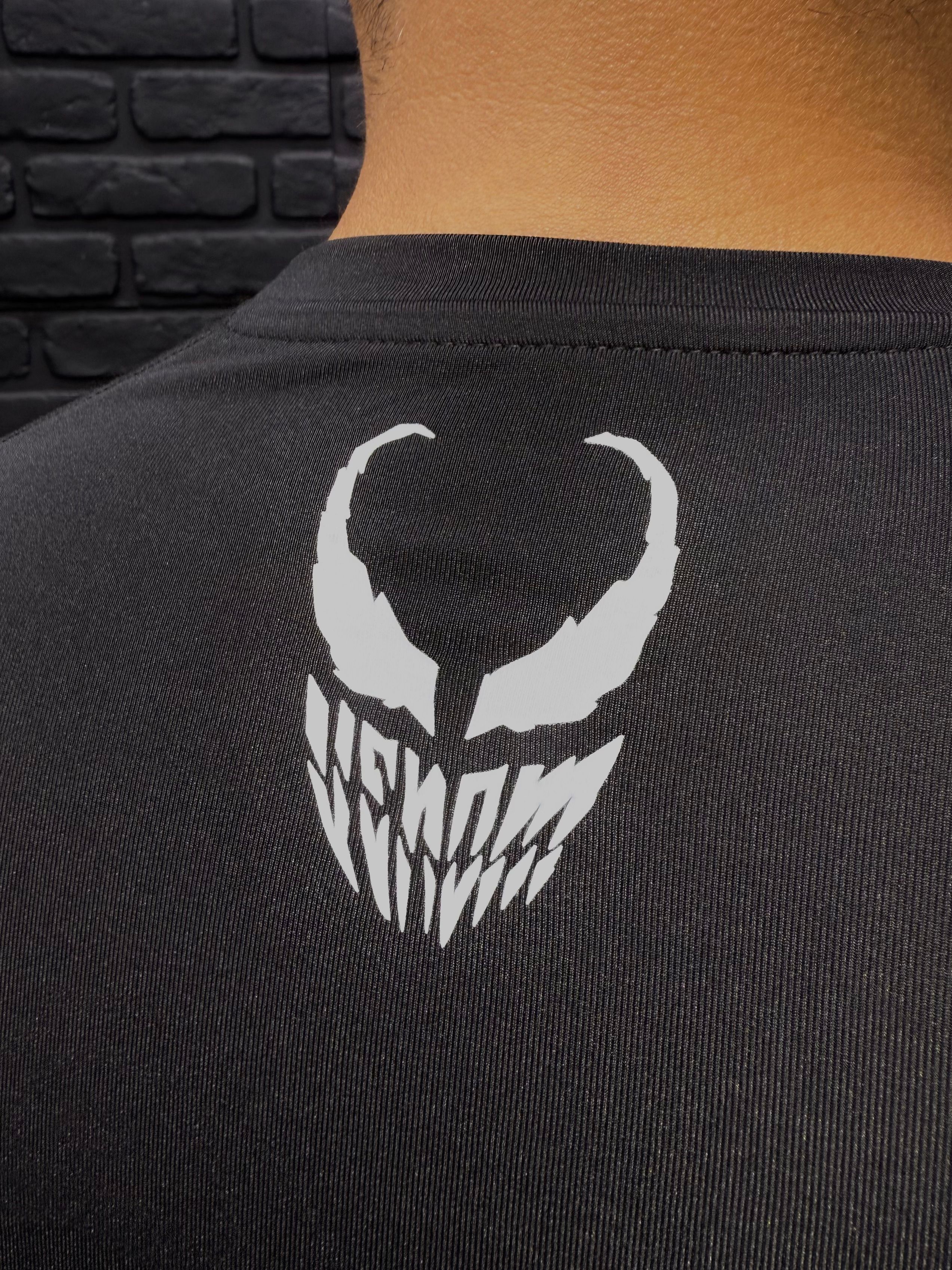 Venom Siyah Compression T-Shirt