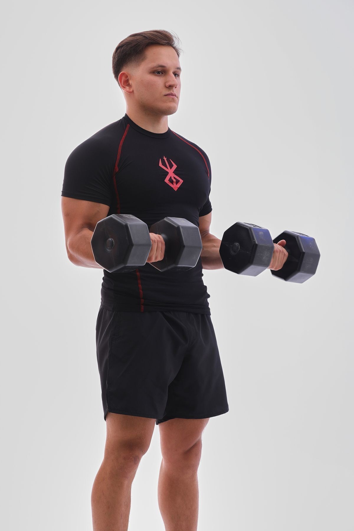 Anime Berserk Compression Tişört Fit Spor Siyah
