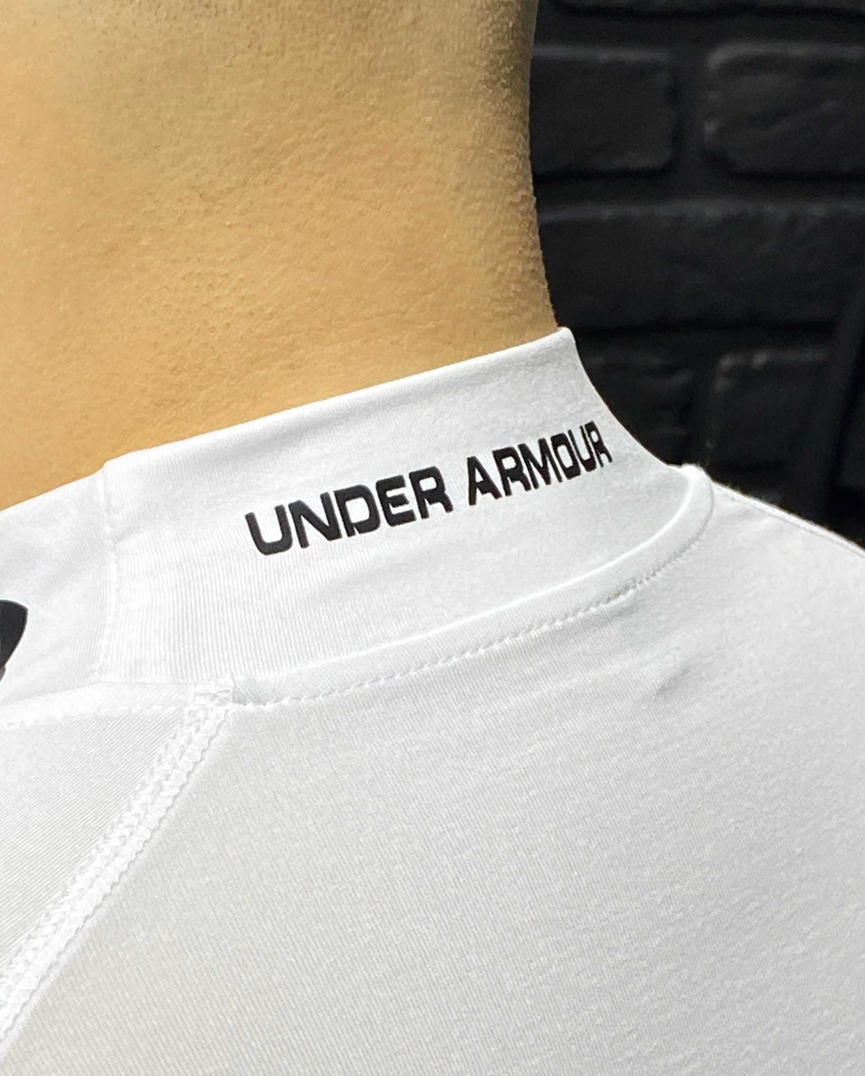 Under Armour Boğazlı Compression Body - Beyaz