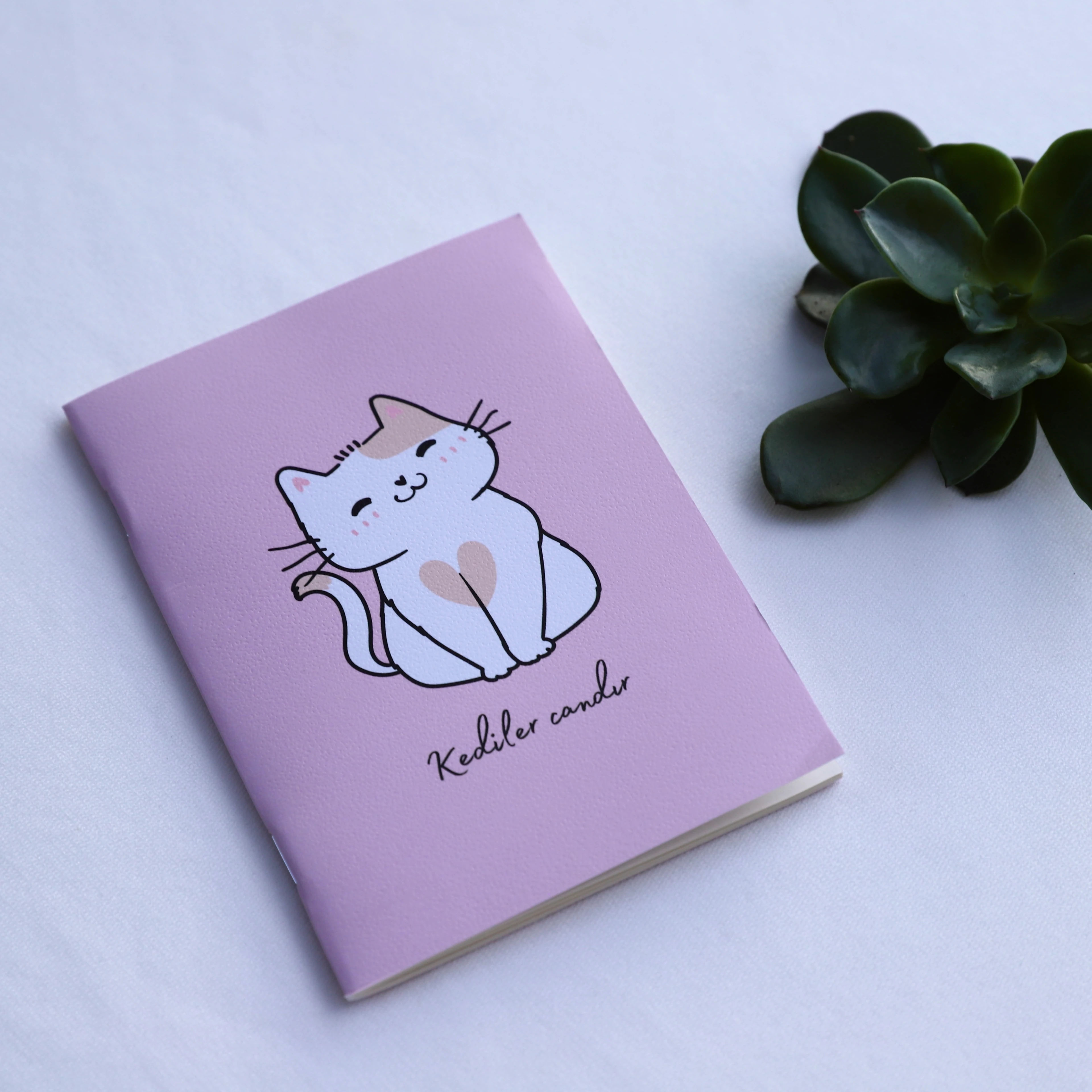 Mini Defter / kedi desen