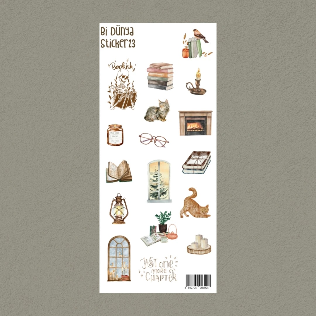 Sticker / 23 / Kitap Sıcaklığı