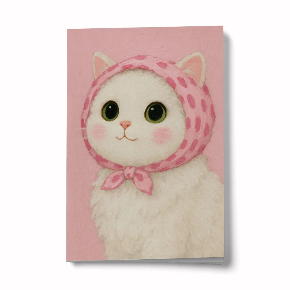 Mini Defter / kedi desen