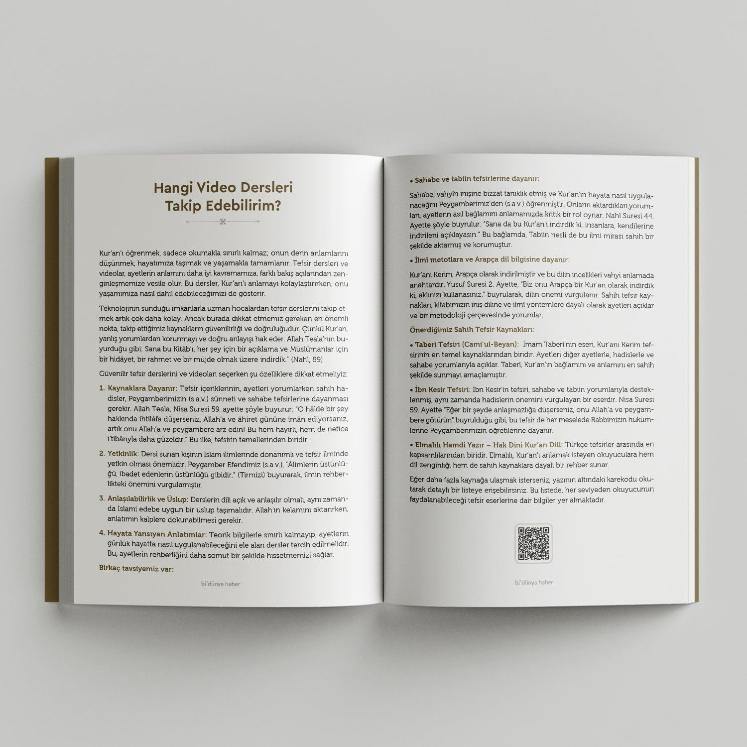 Tefsir Ajandası / Bordo / İnce Kapak (Bi' Dünya Store)