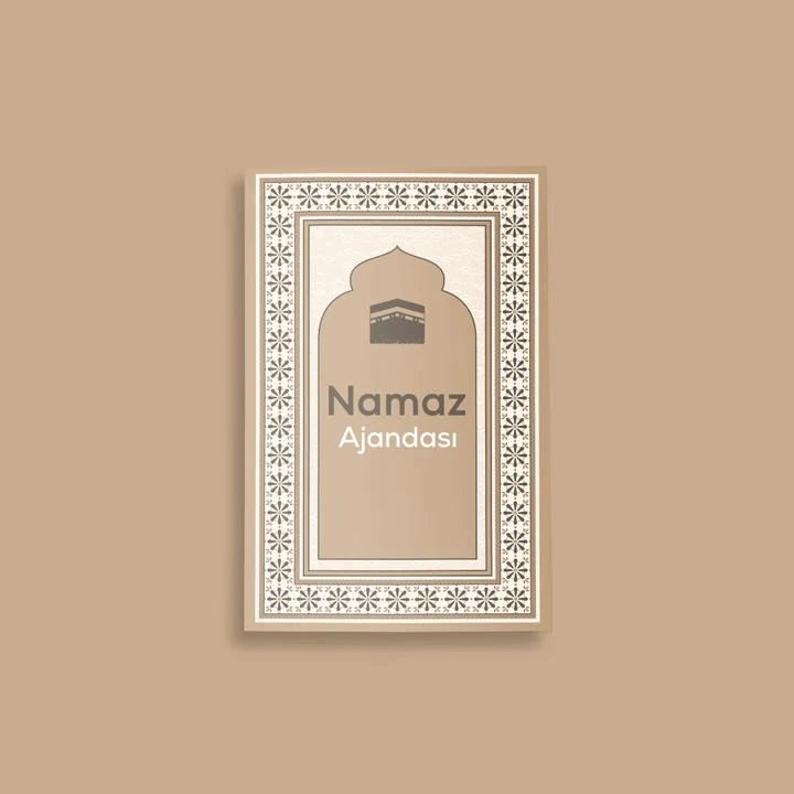 Namaz Ajandası / Kahverengi / İnce Kapak (Bi'Dünya Store)