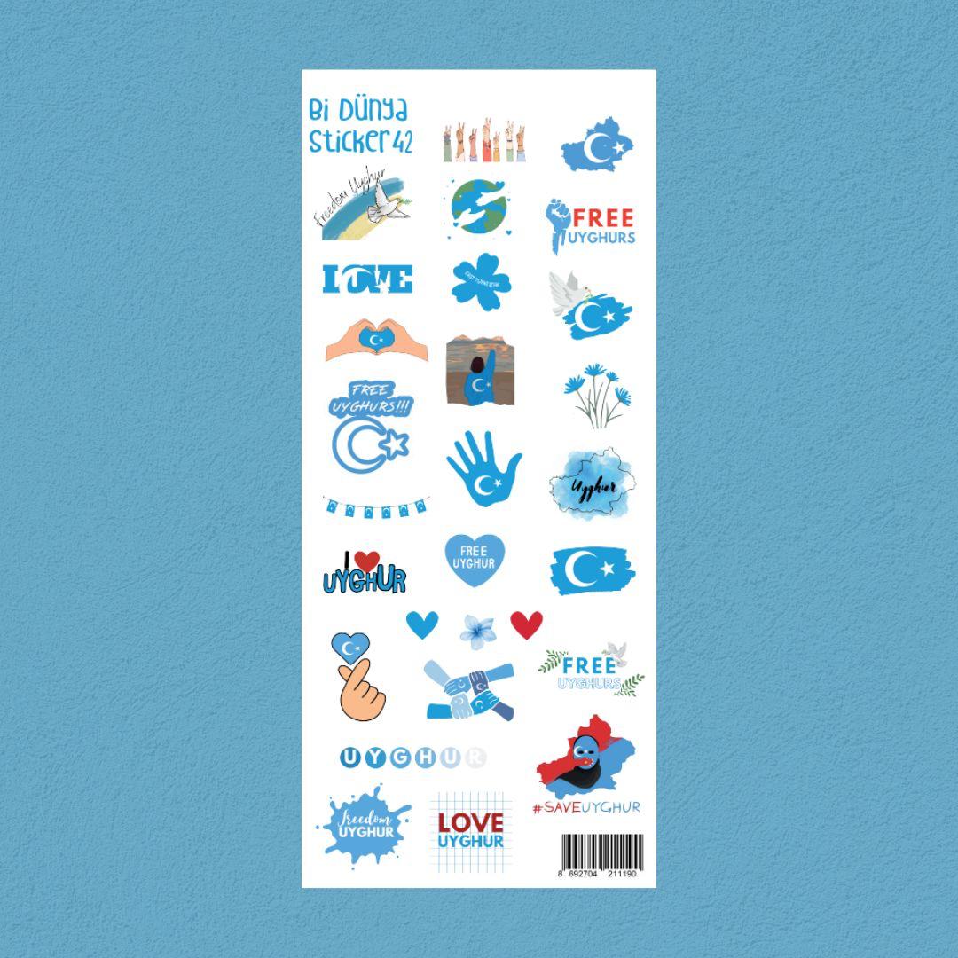 Sticker / 42 / Doğu Türkistan 1