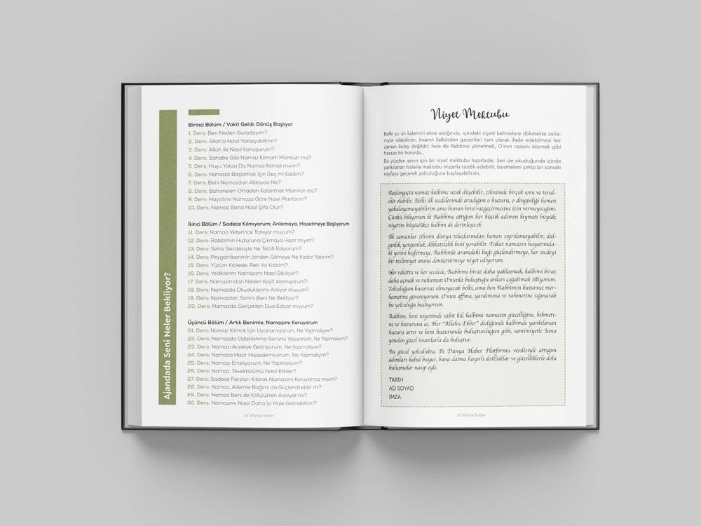 Namaz Ajandası / Mor / Sert Kapak (Bi'Dünya Store)