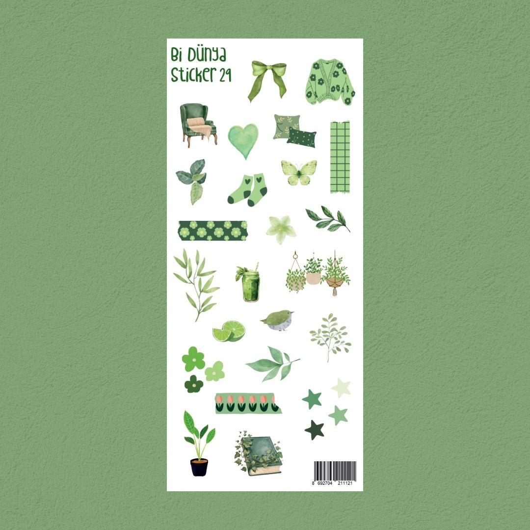 Sticker / 29 / Yeşil Dünyası