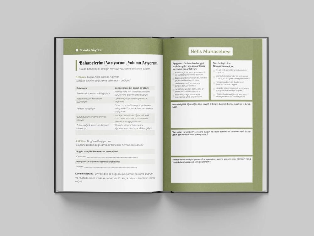 Namaz Ajandası / Pembe / İnce kapak (Bi'Dünya Store)