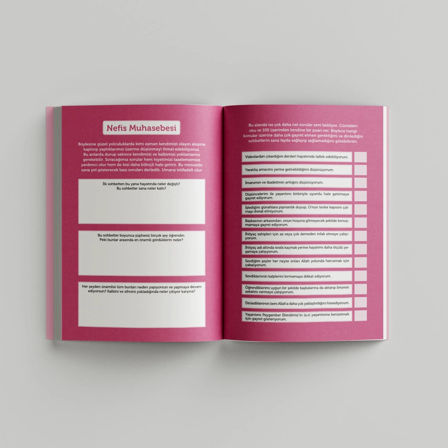 Sohbet Ajandası / Mor / Sert Kapak (Bi' Dünya Store)