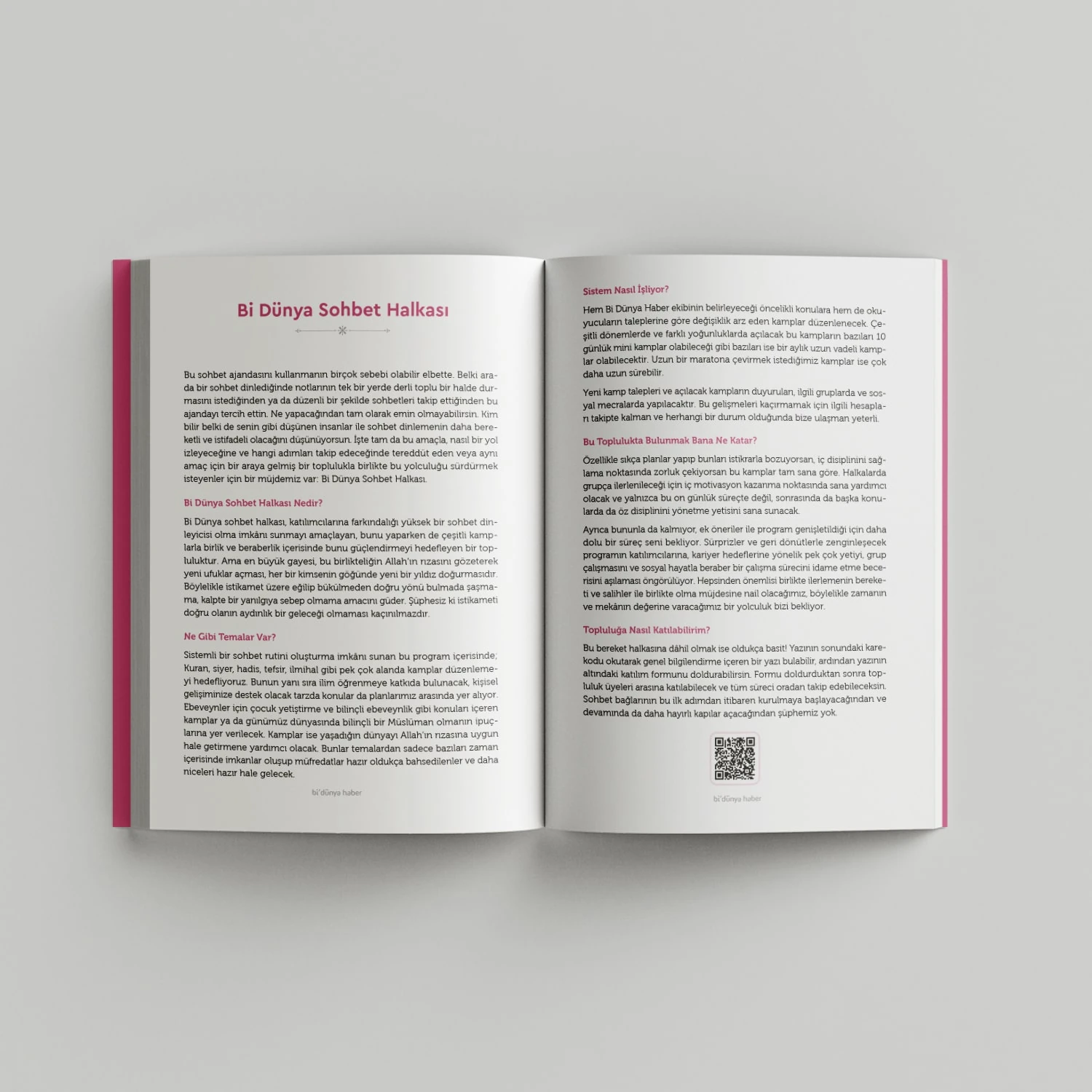 Sohbet Ajandası / Yeşil / Sert Kapak (Bi' Dünya Store)