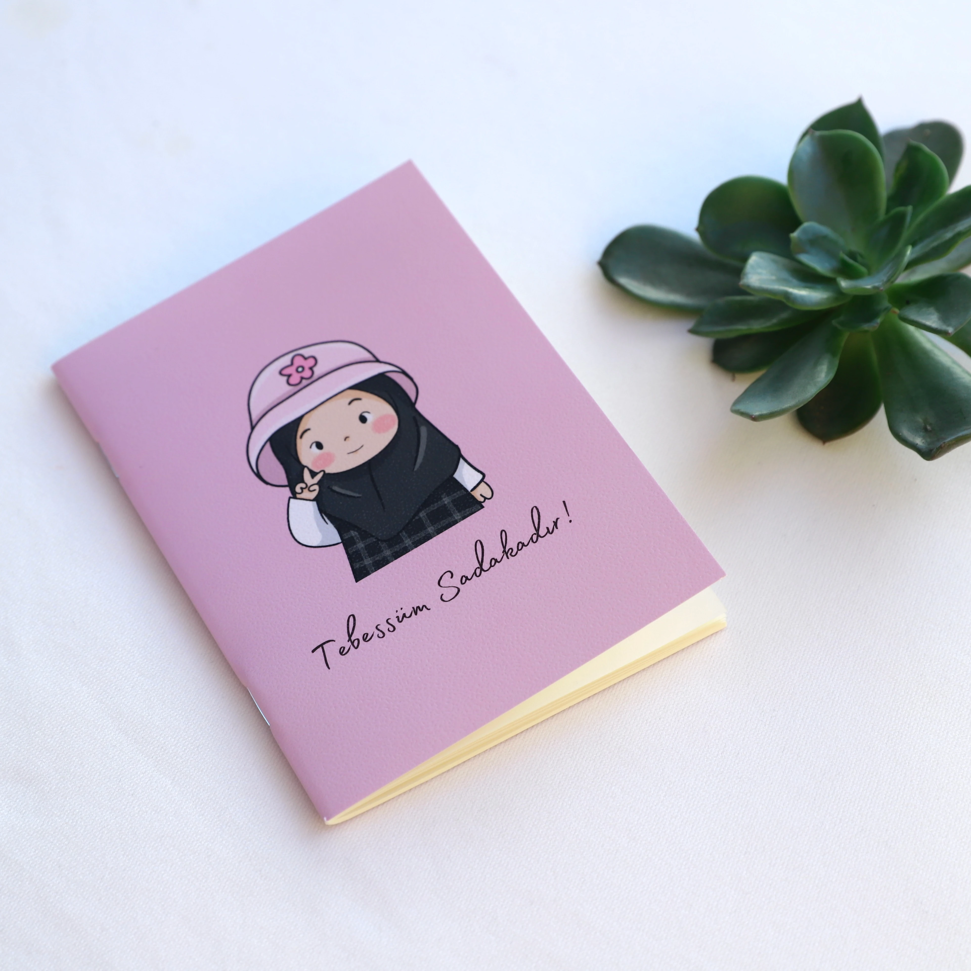 Mini Defter / tebessüm sadakadır - mini tesettür