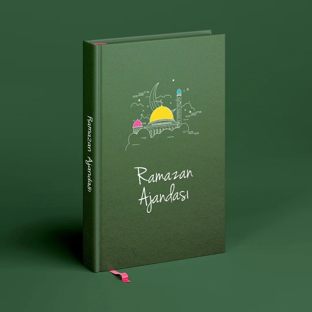 Ramazan Ajandası / Yeşil / Sert Kapak (Bi' Dünya Store)