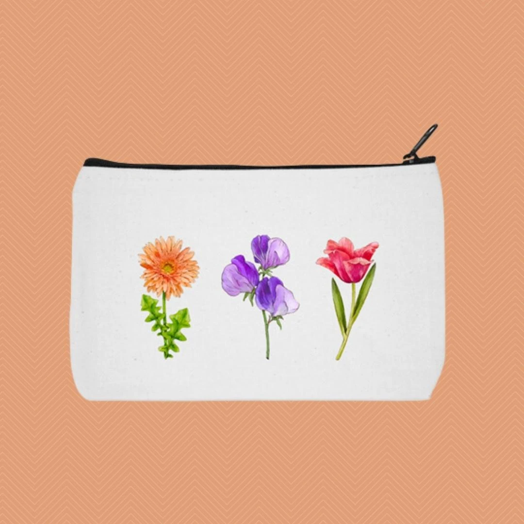 Kalemlik / Cüzdan - Çiçek Desen