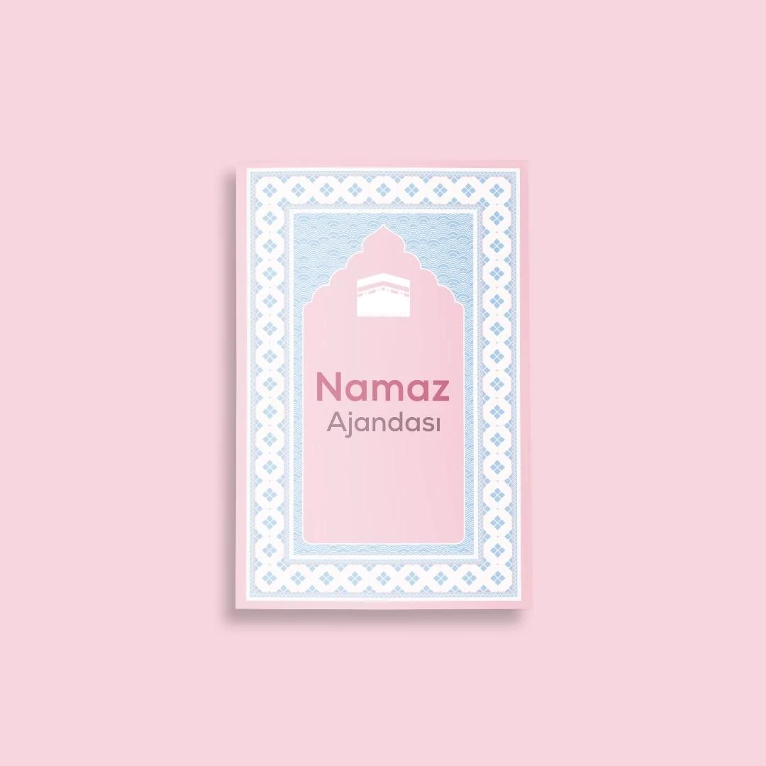 Namaz Ajandası / Pembe / İnce kapak (Bi'Dünya Store)