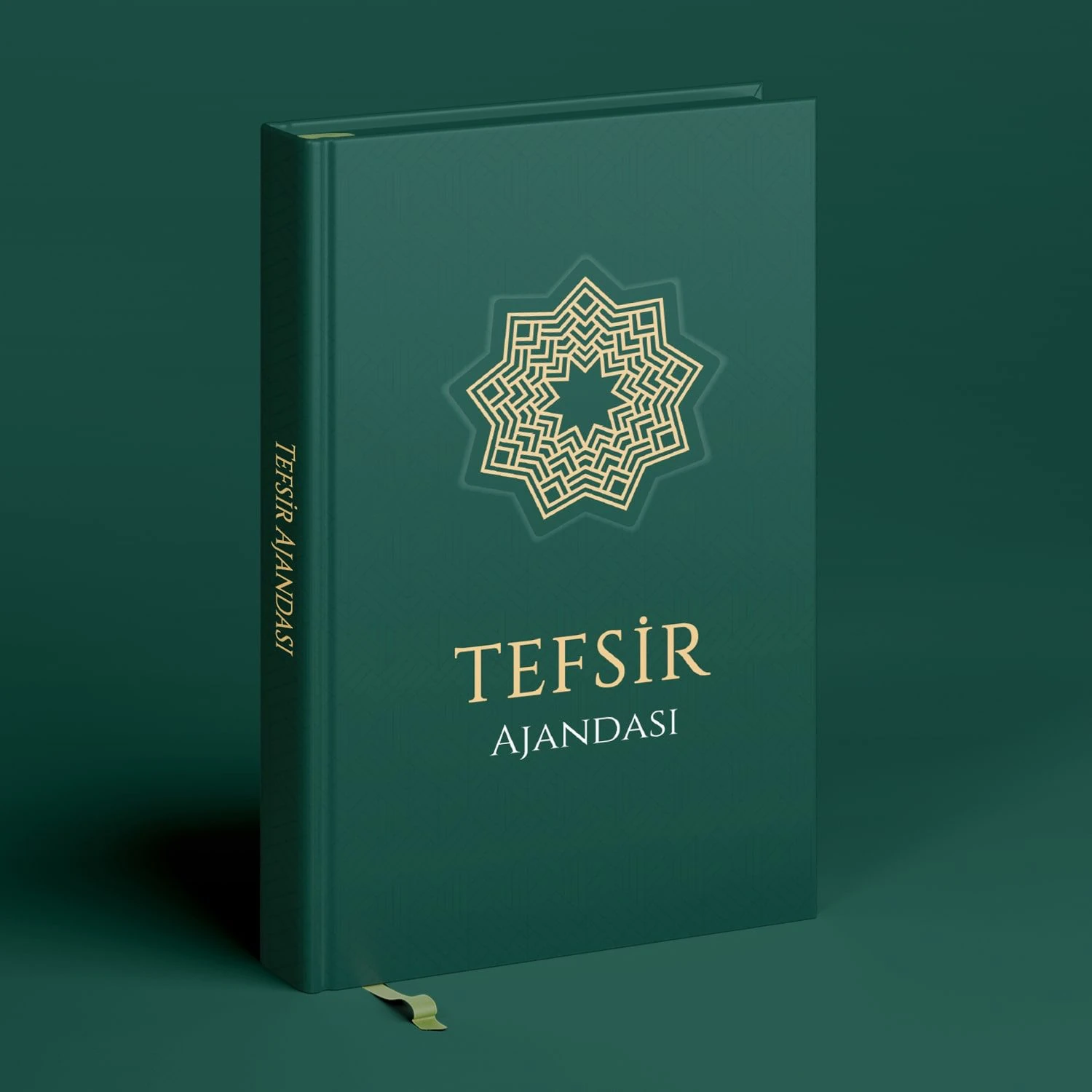 Tefsir Ajandası / Yeşil / Sert Kapak (Bi' Dünya Store)