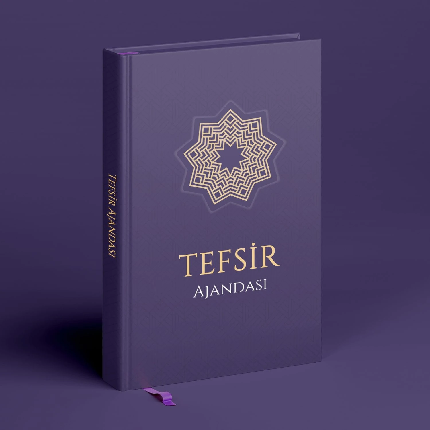 Tefsir Ajandası / Mor / Sert Kapak (Bi' Dünya Store)