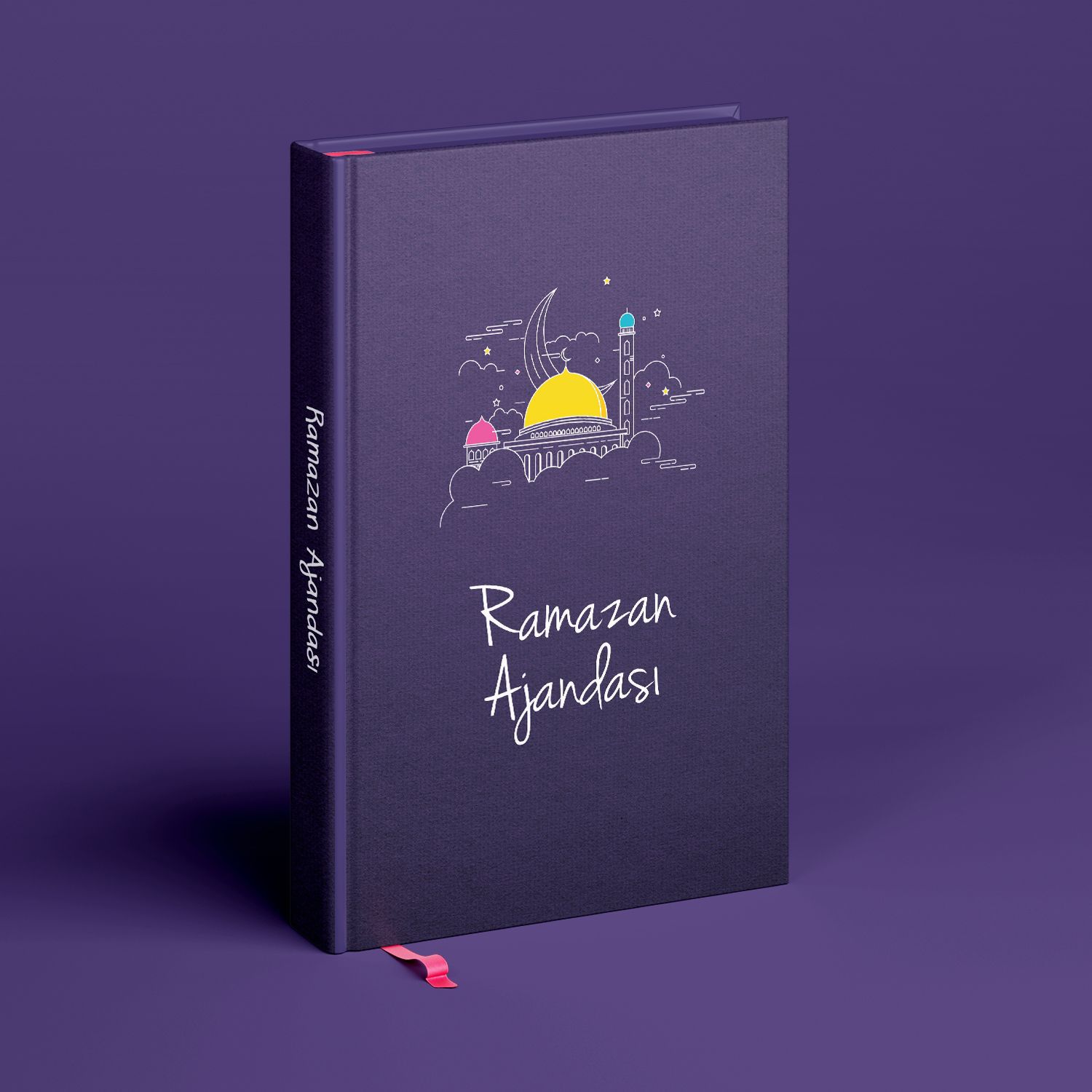 Ramazan Ajandası / Mor / Sert Kapak (Bi' Dünya Store)