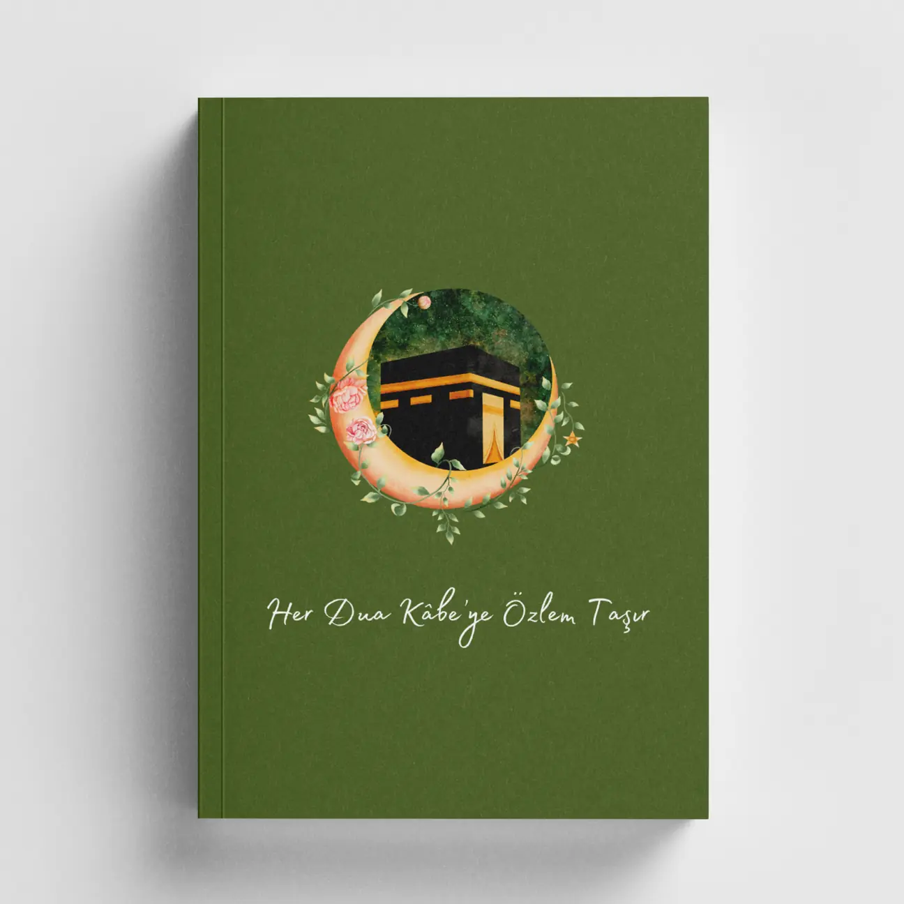 İslami Defter / Her Daim Kâbeye özlem taşır / Sayfaları Ayet Hadisli