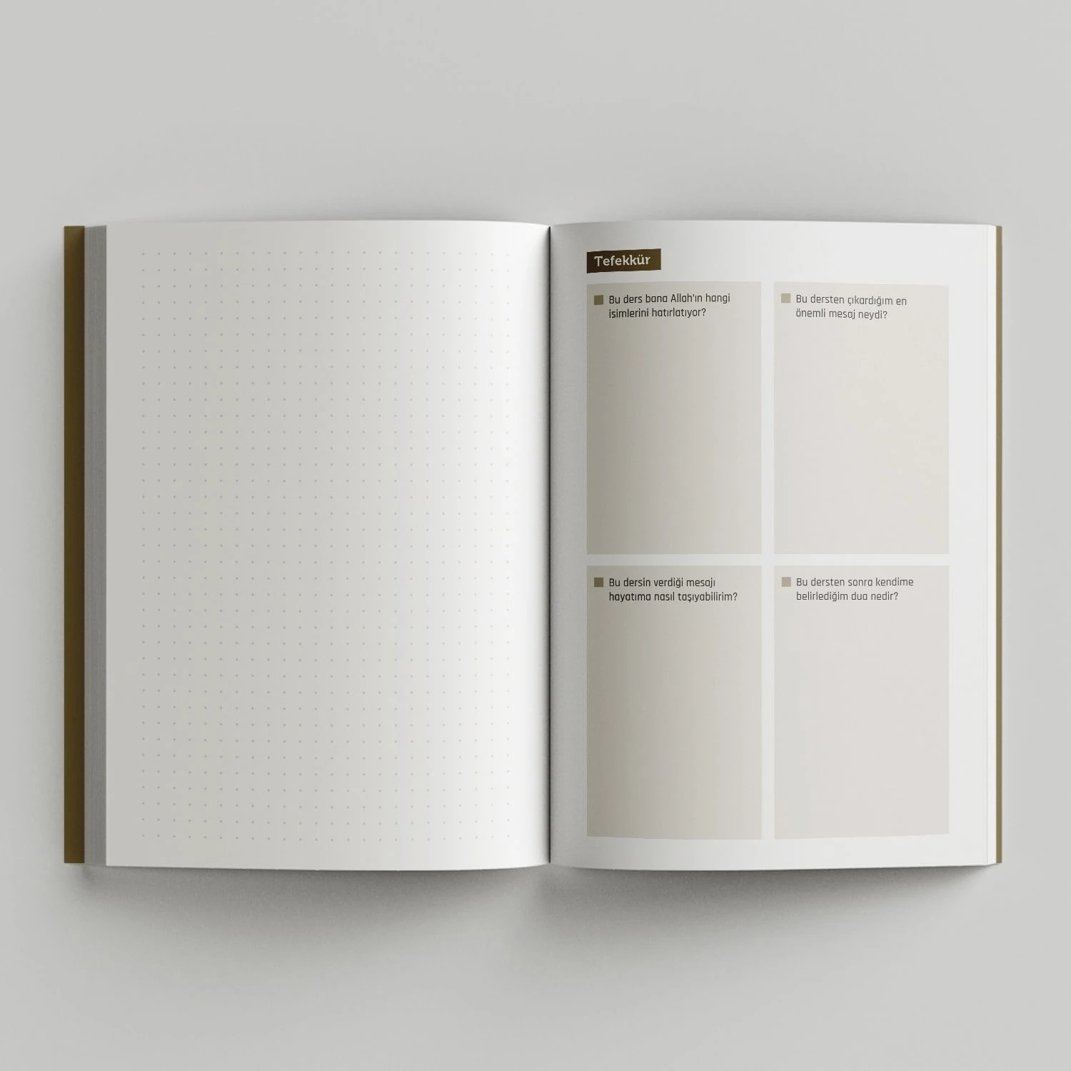 Tefsir Ajandası / Yeşil / İnce Kapak (Bi' Dünya Store)