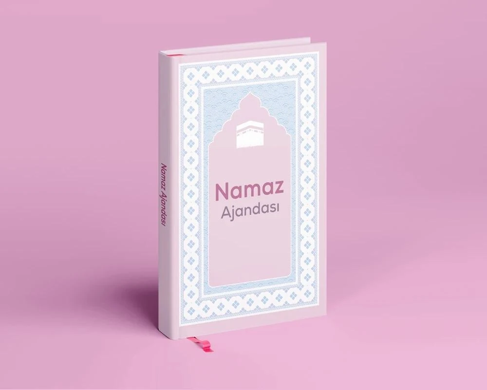 Namaz Ajandası / Pembe / Sert Kapak (Bi'Dünya Store)