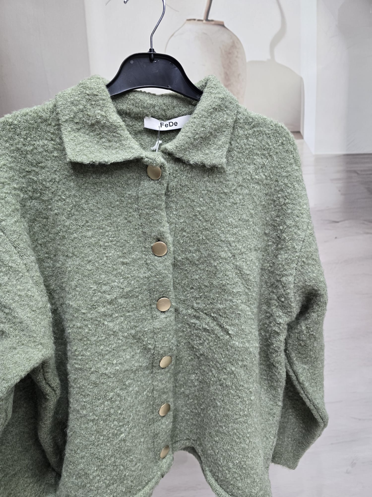 Çağla Yeşili Kısa Ceket