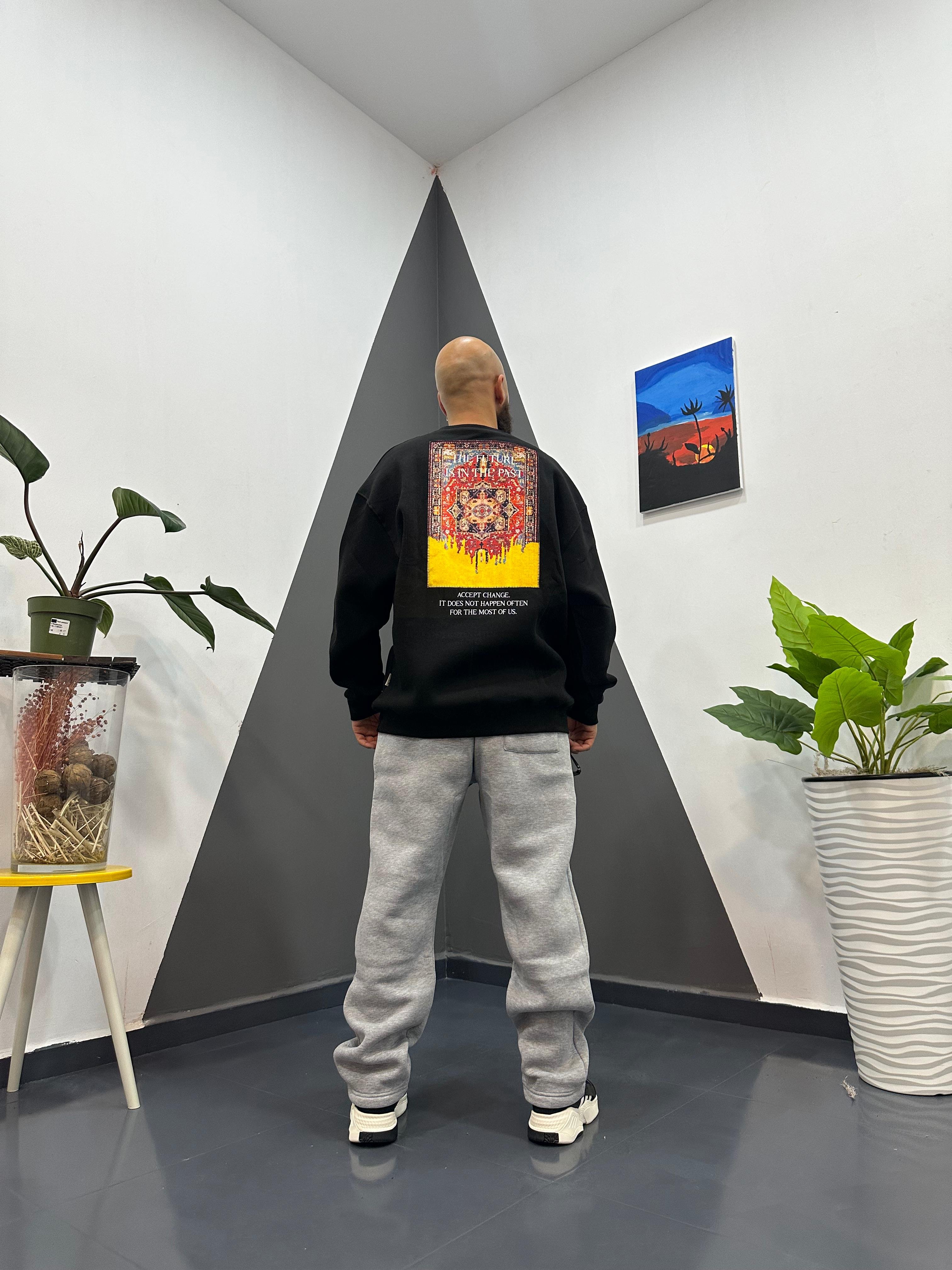 Etnik Desenli Swatshirt