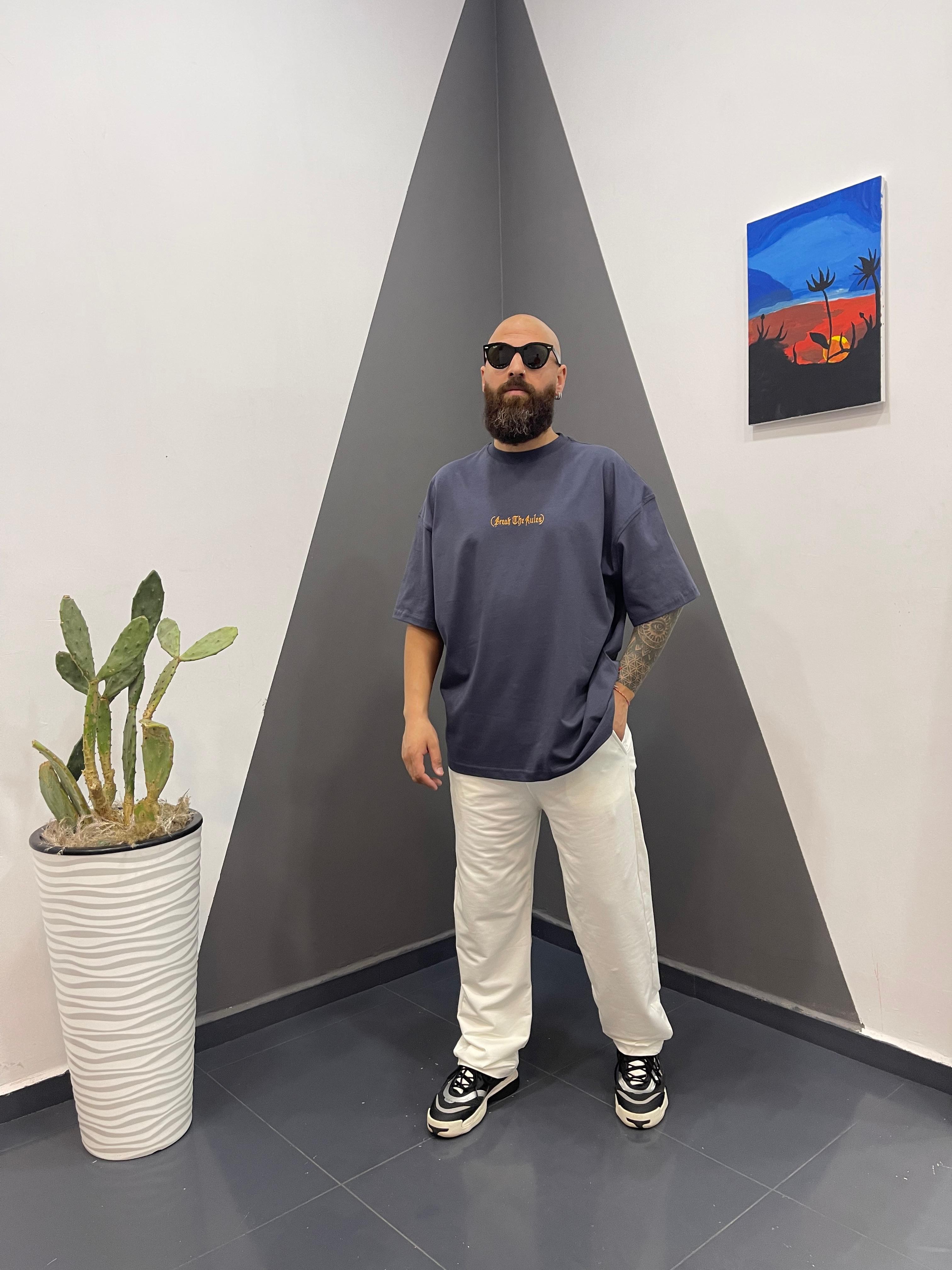 Baskılı Oversize Tshirt
