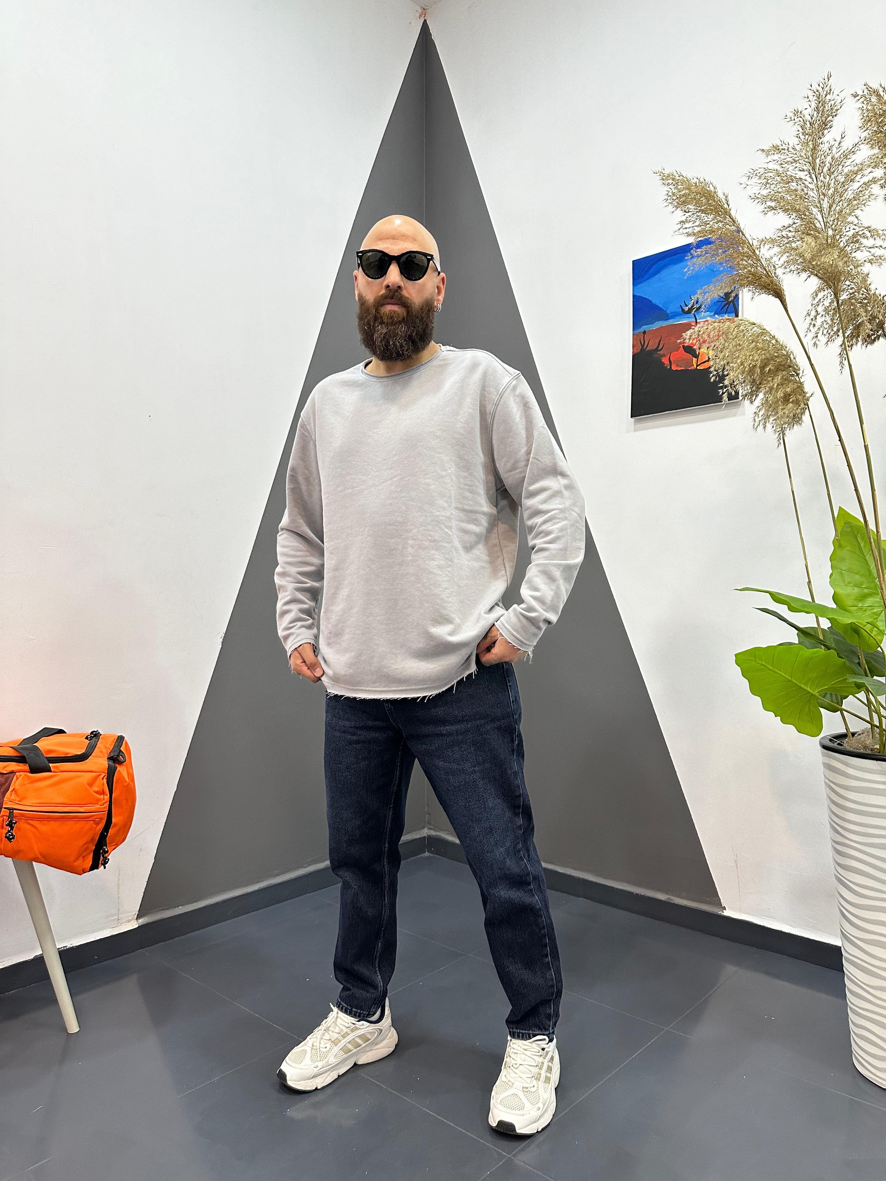 Kesik Detaylı Sweatshirt