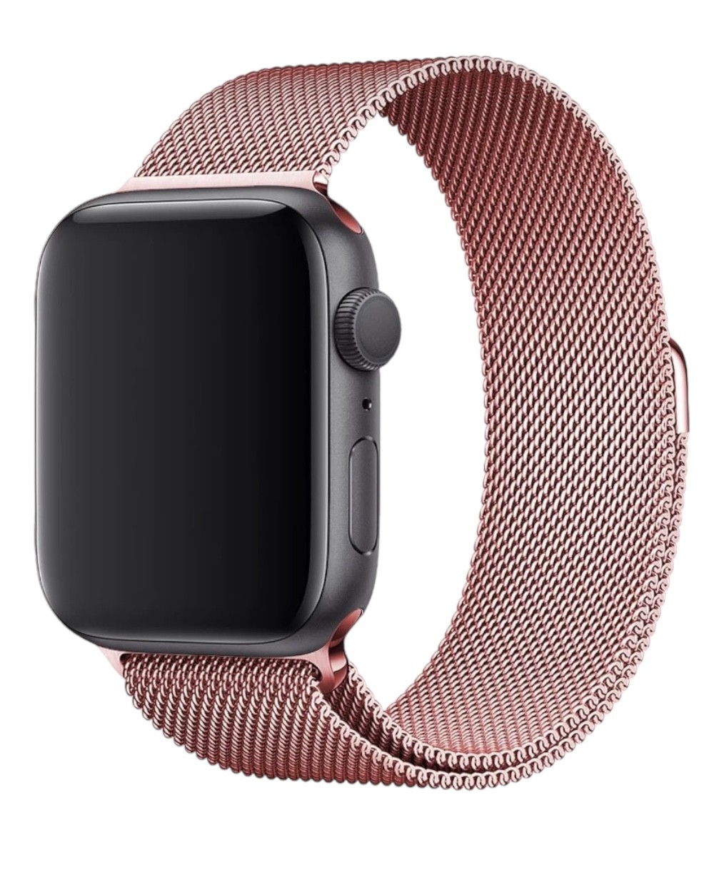 Apple Watch Uyumlu Milano Loop Çelik Kordon - MİLANO ROSE